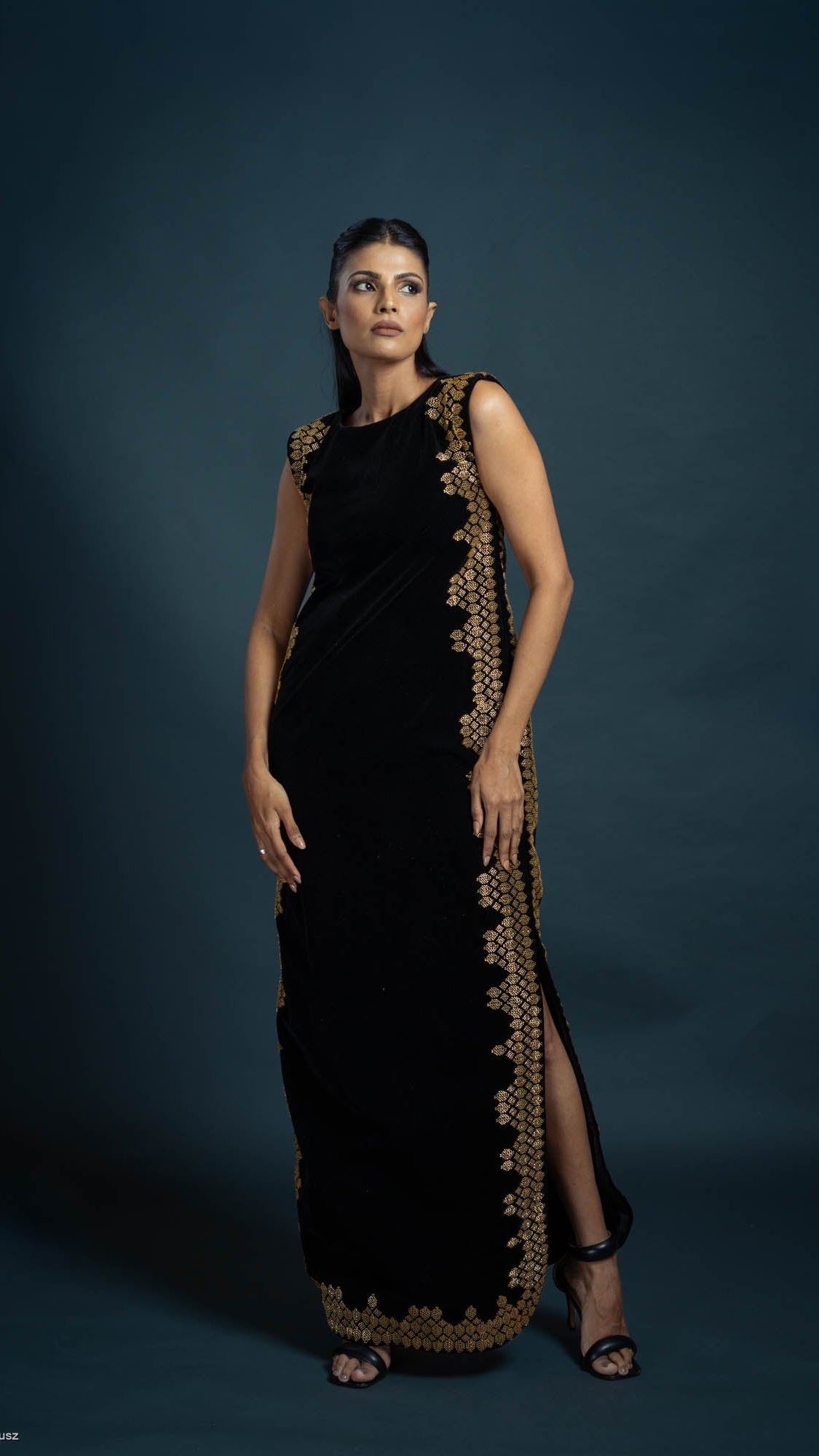 LOVI Velvet Maxi Dress