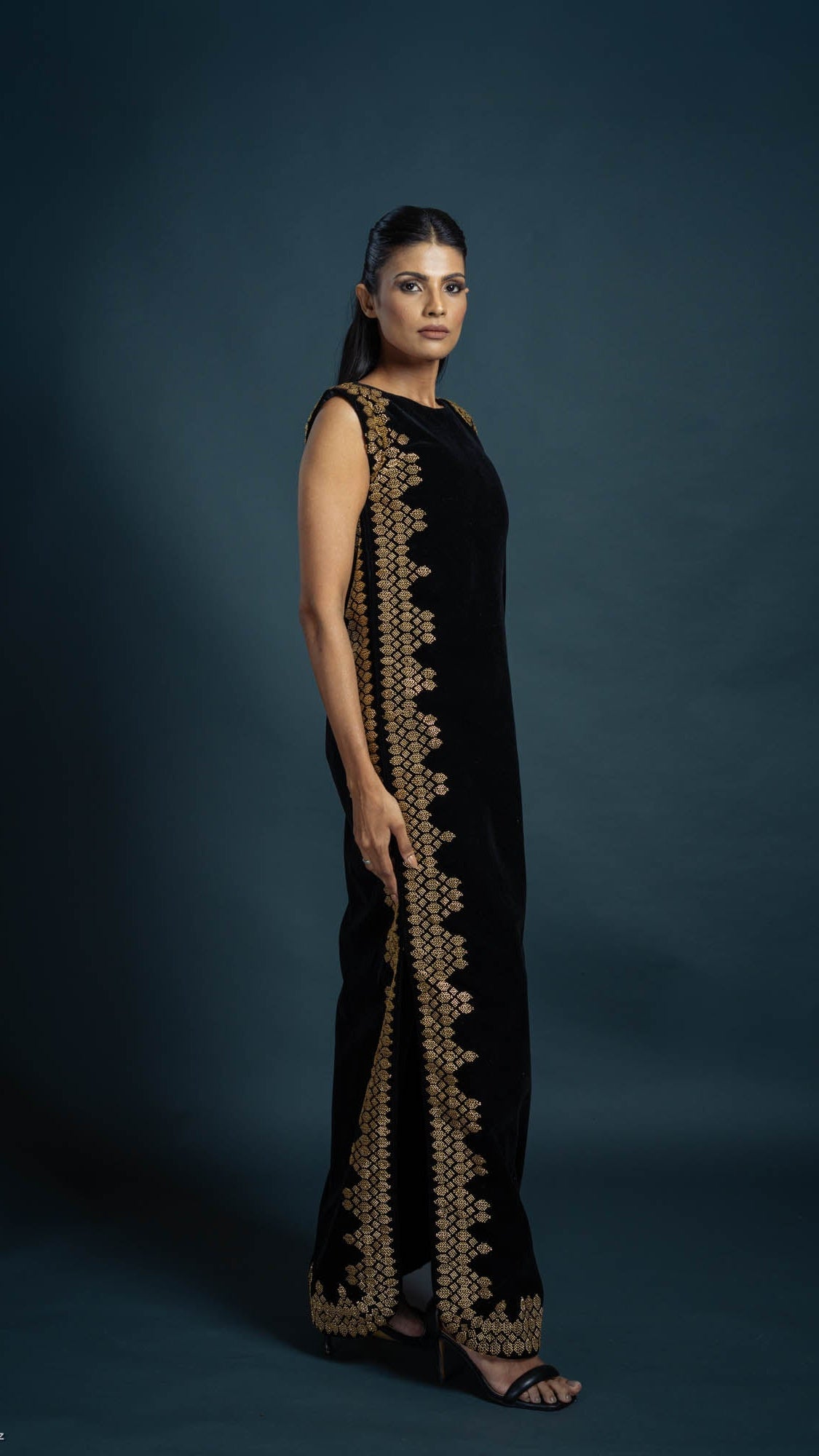 LOVI Velvet Maxi Dress