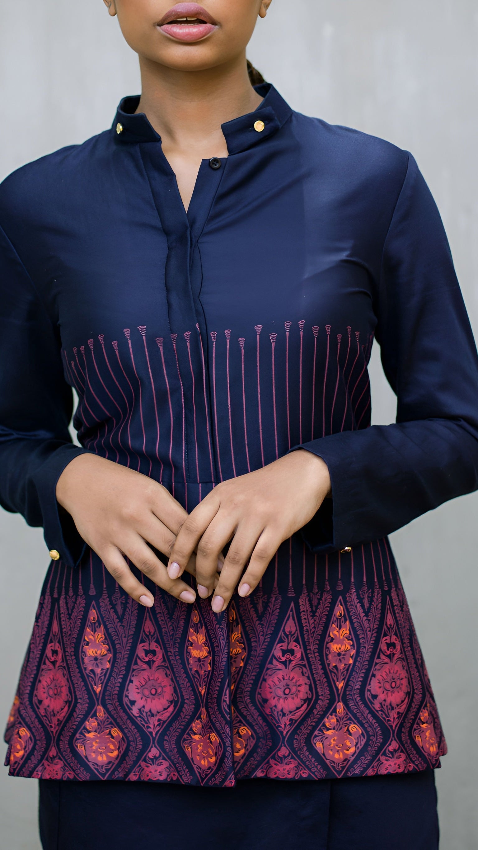 Rio - Printed Cotton Jacket with Wrap Sarong