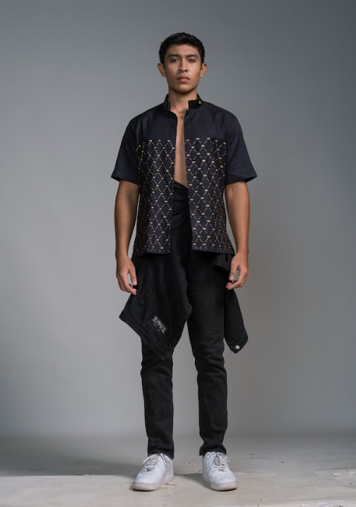 Cotton and Silk Crown Shirt