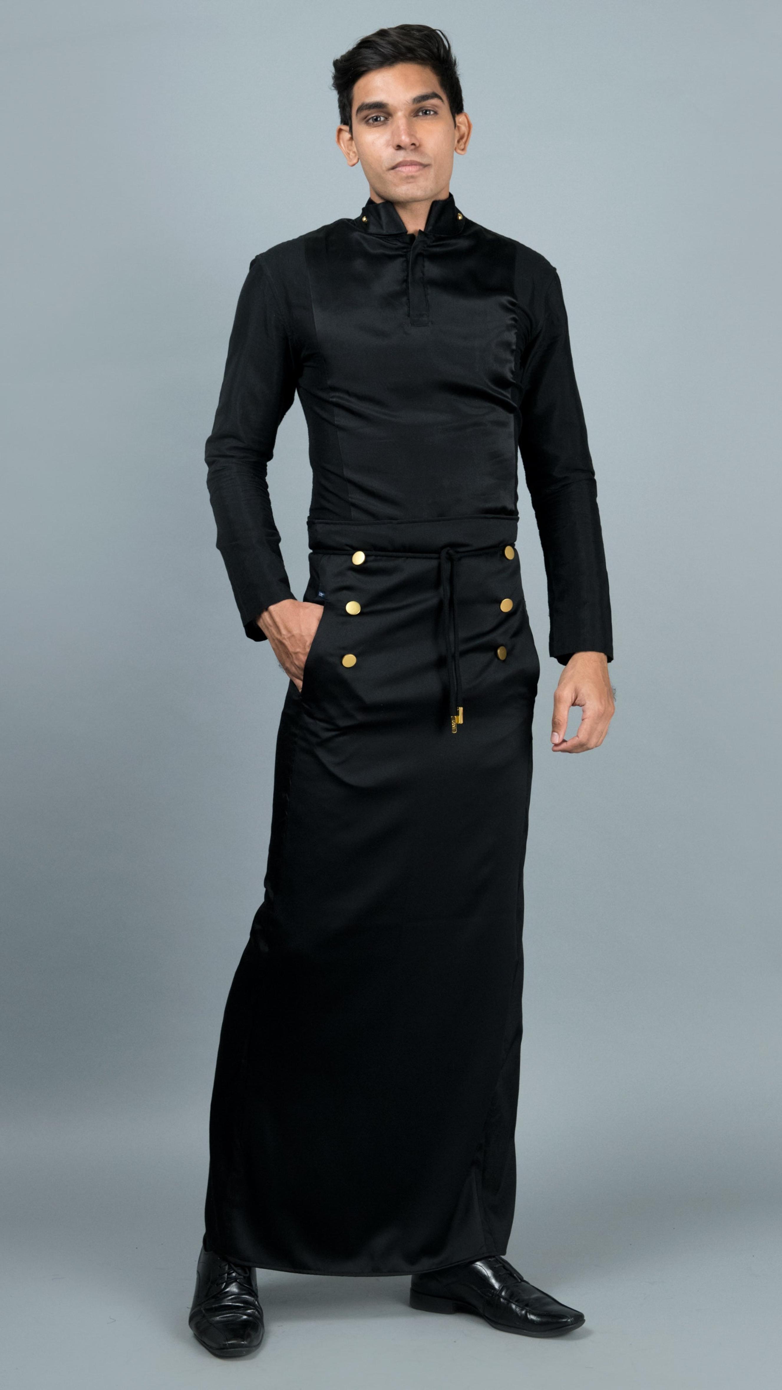 Admiral Sarong in Black