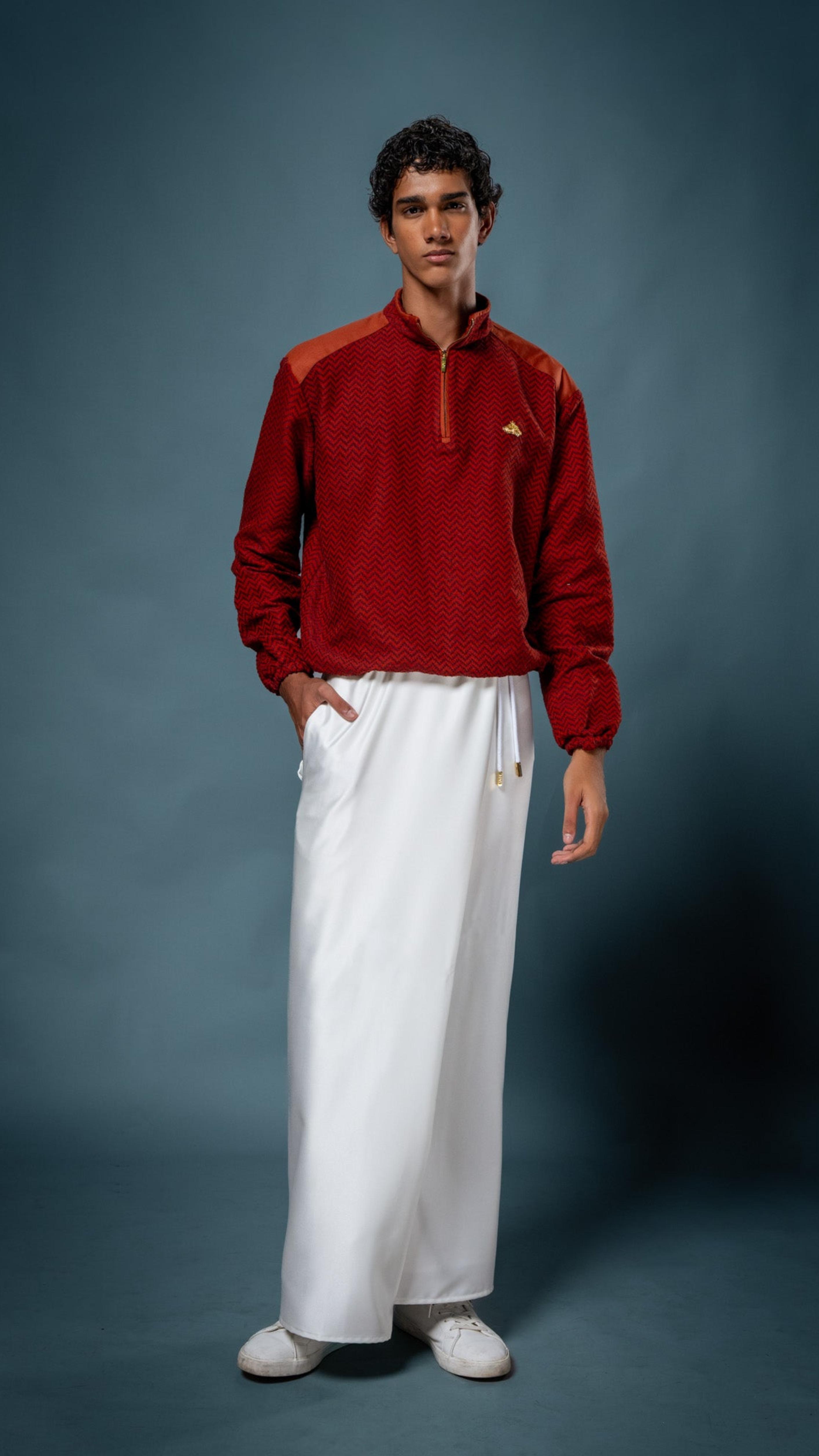 LOVI Handloom Crown Sweater & Silk Sarong