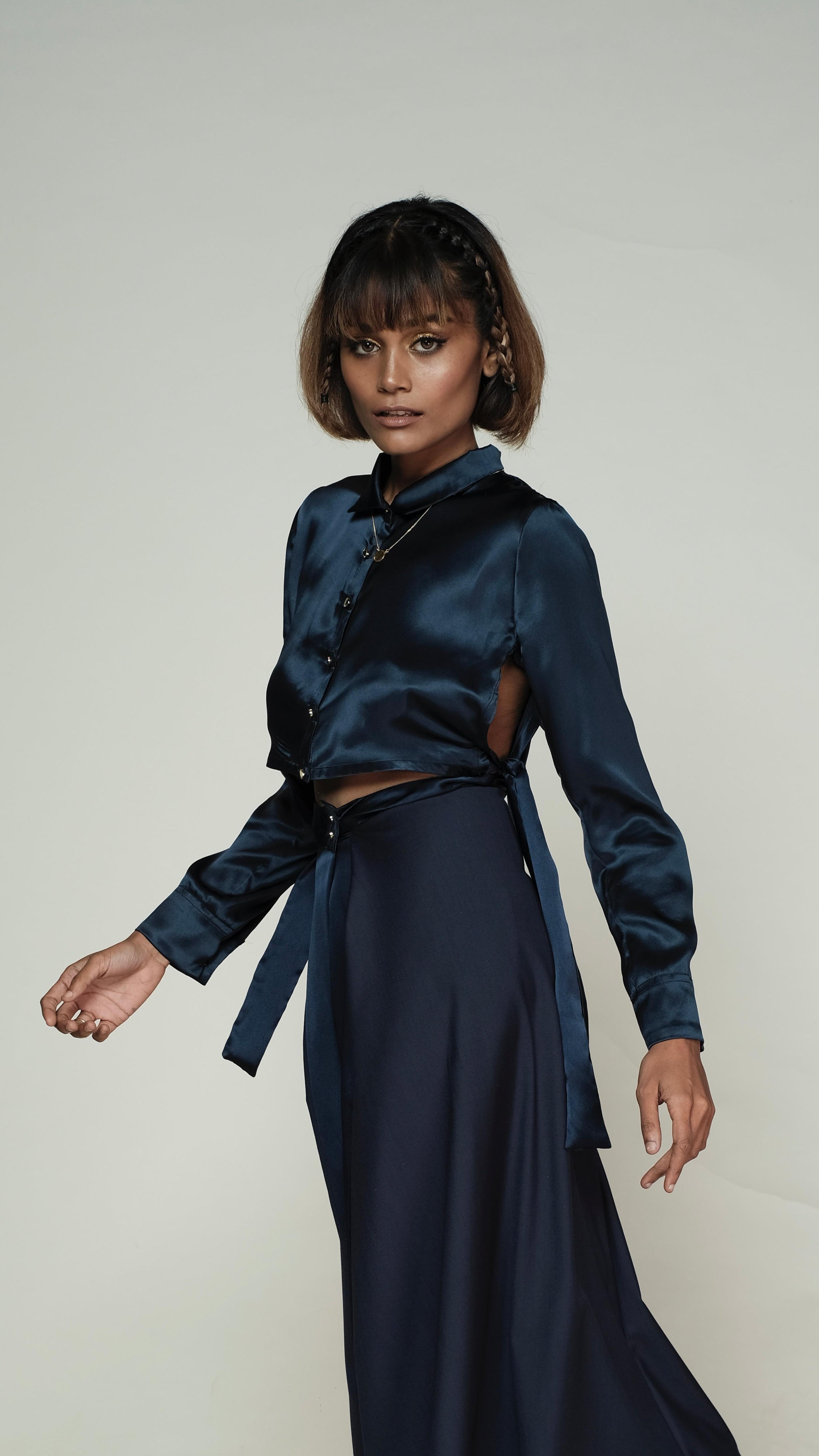 Silk and Wool Sarong Skirt