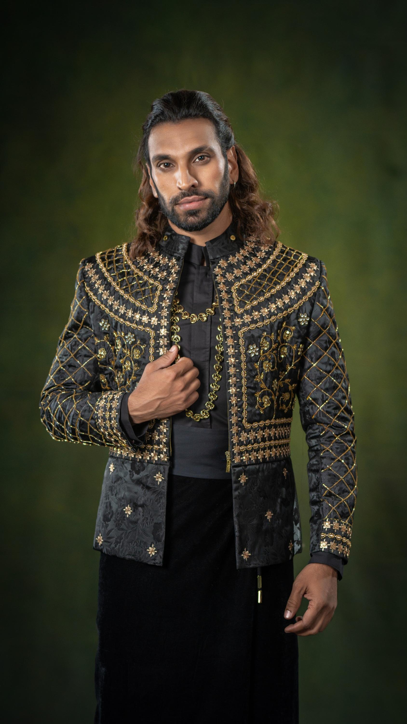 LOVI Embroidered Short Nilame Jacket