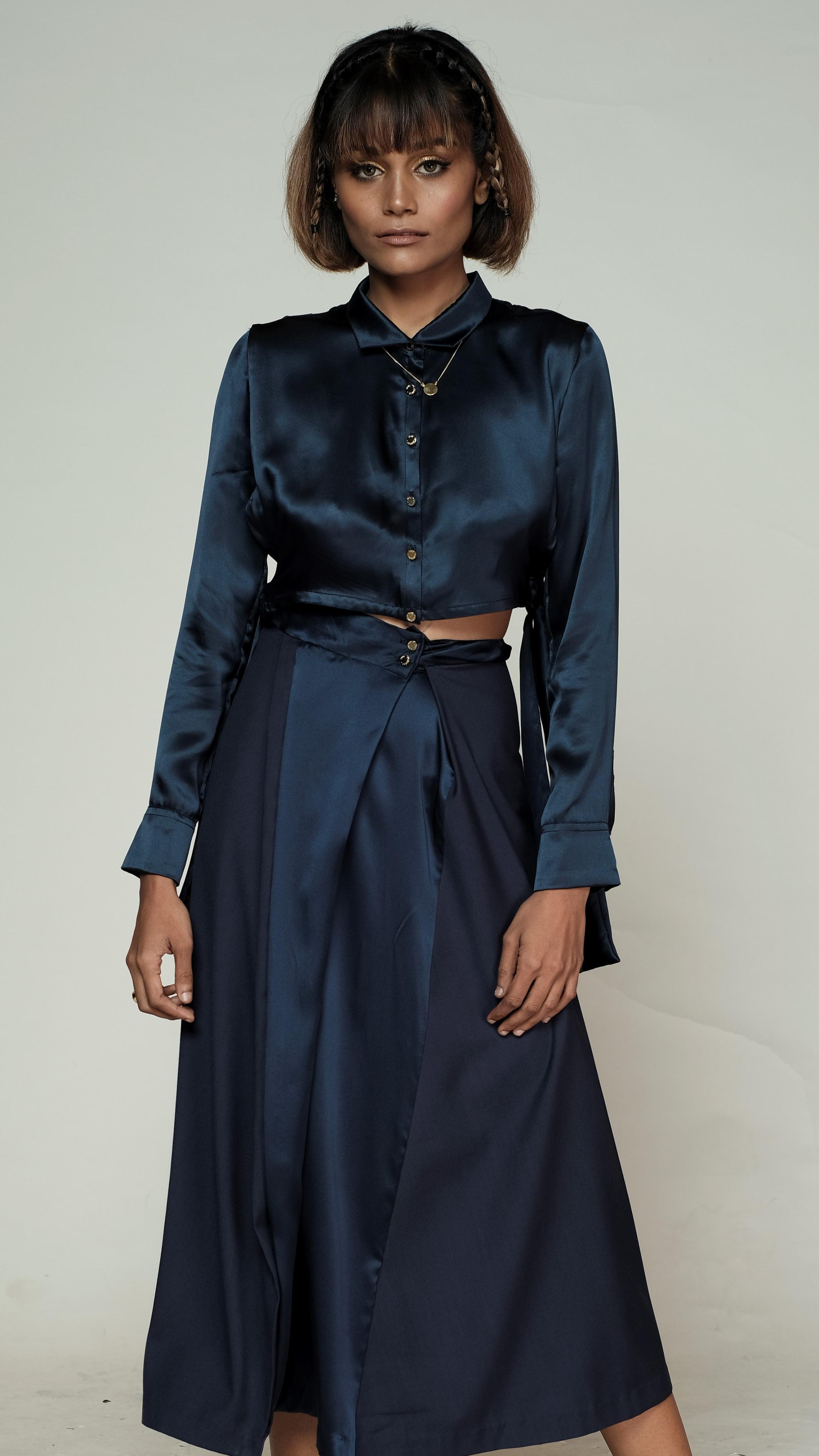 Silk and Wool Sarong Skirt