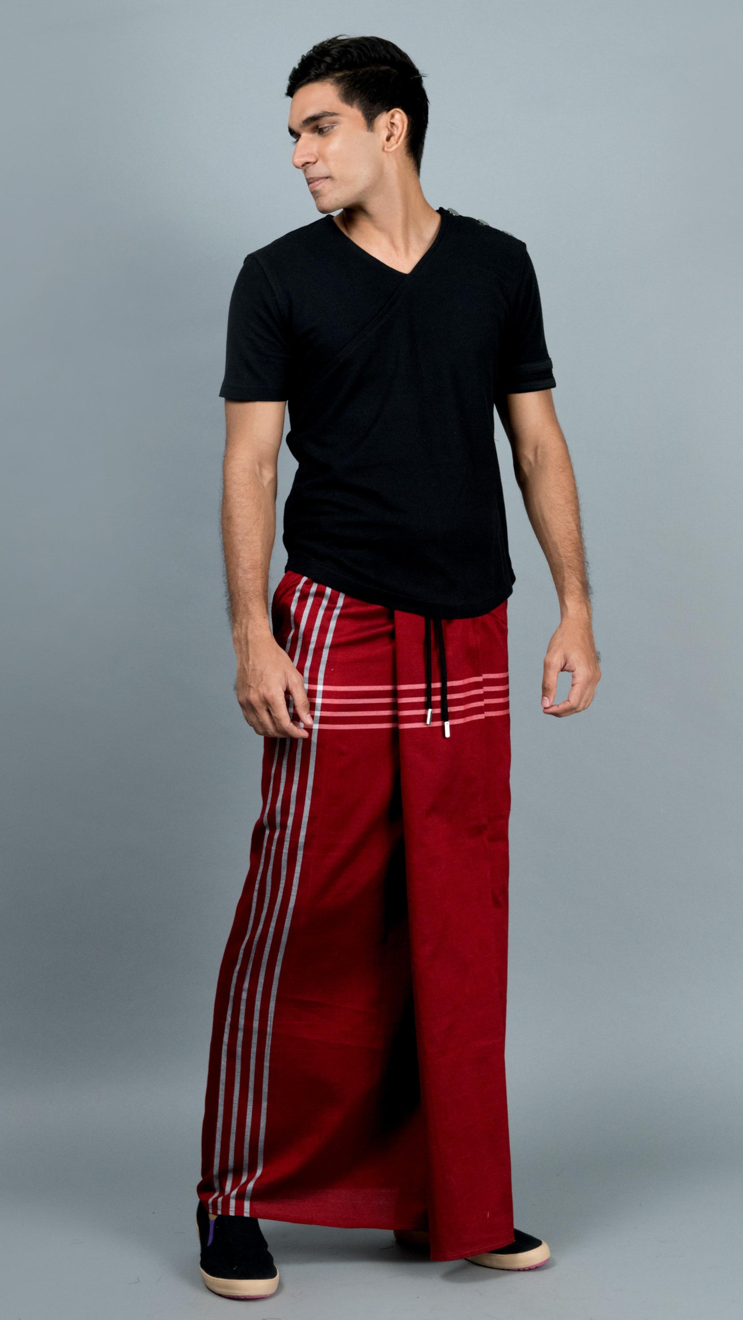 Woven Check Sarong
