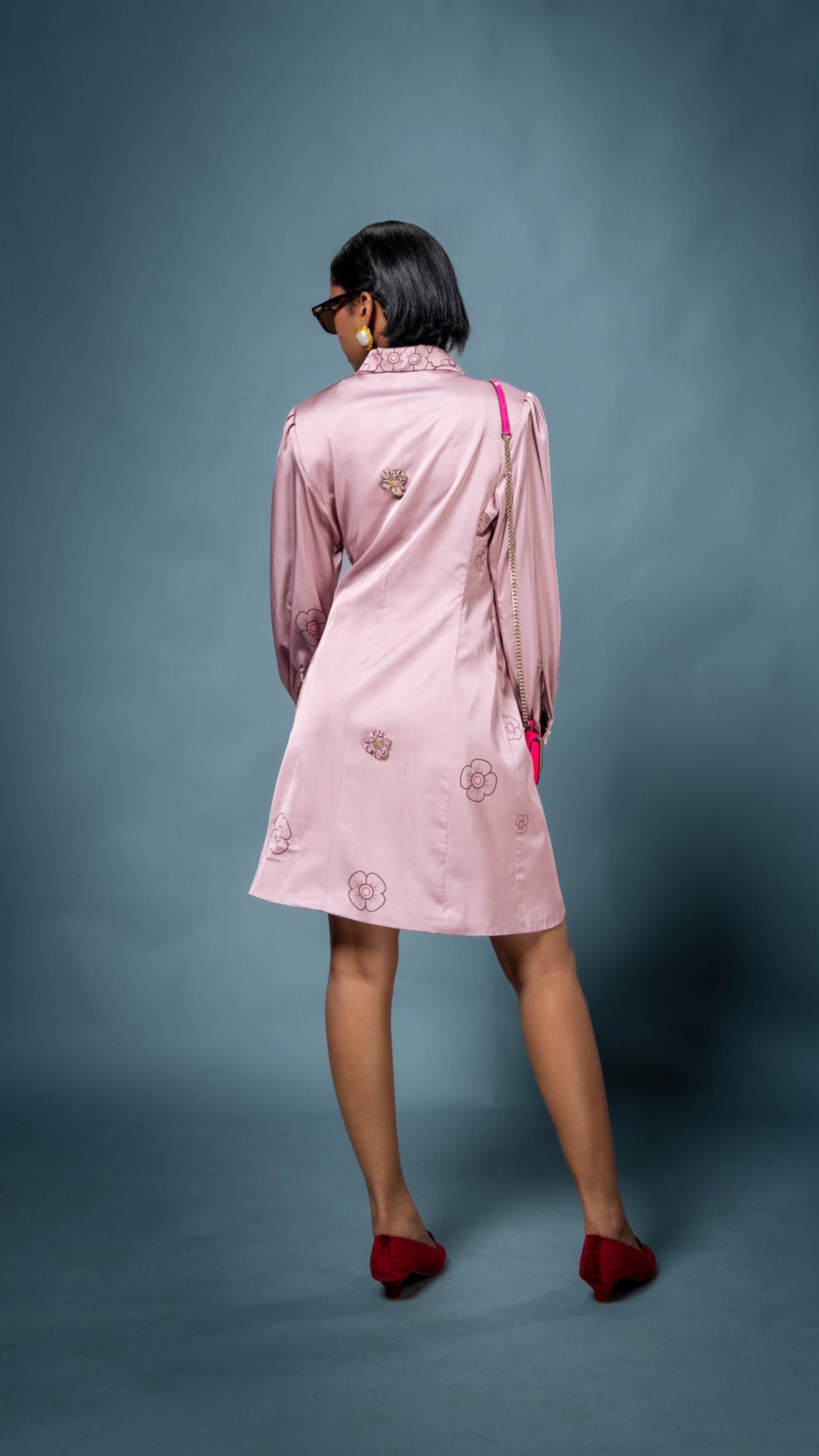 LOVI Tie up Modern Blazer Dress