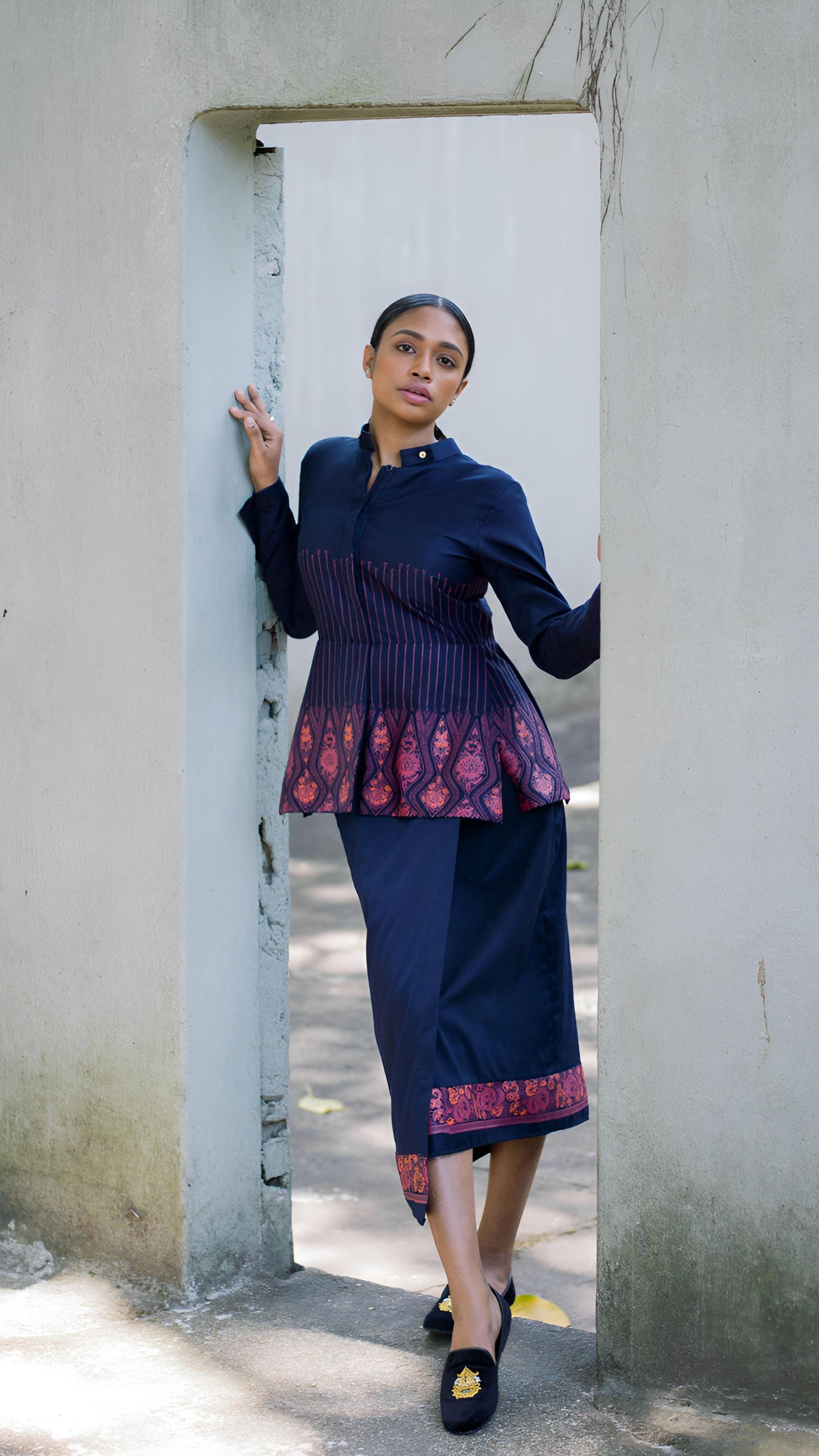 Rio - Printed Cotton Jacket with Wrap Sarong