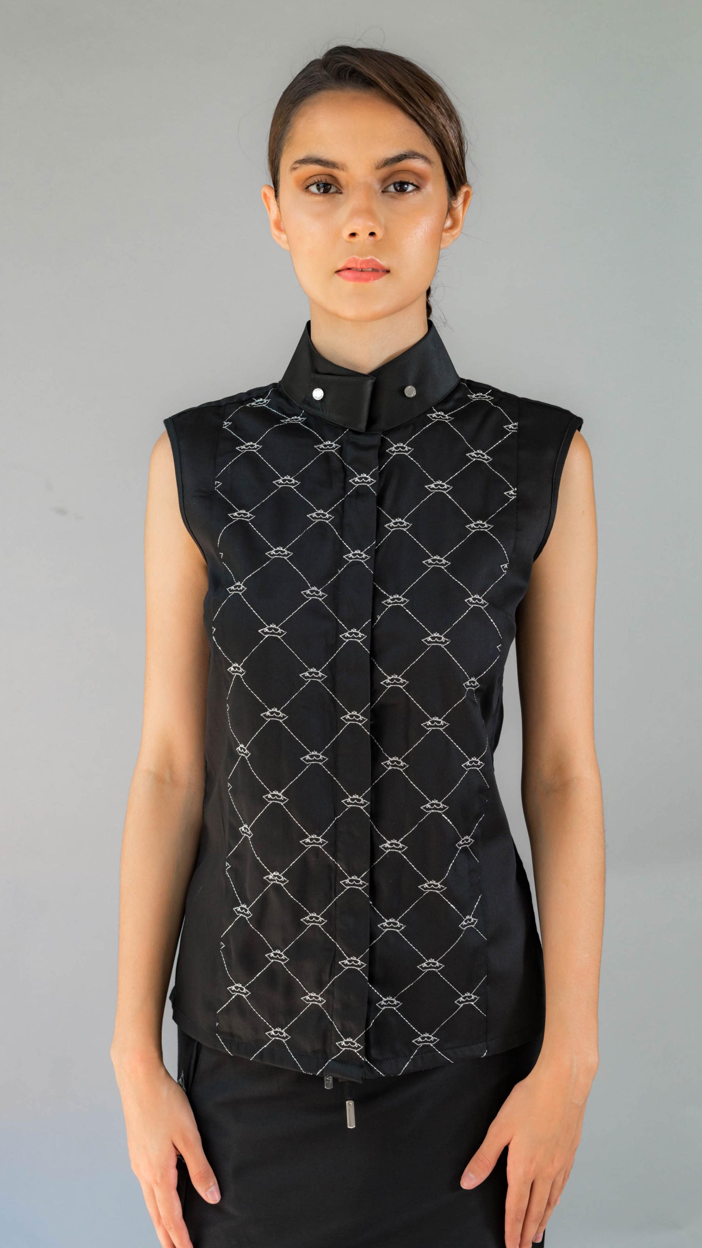 Crown Embroidery Top