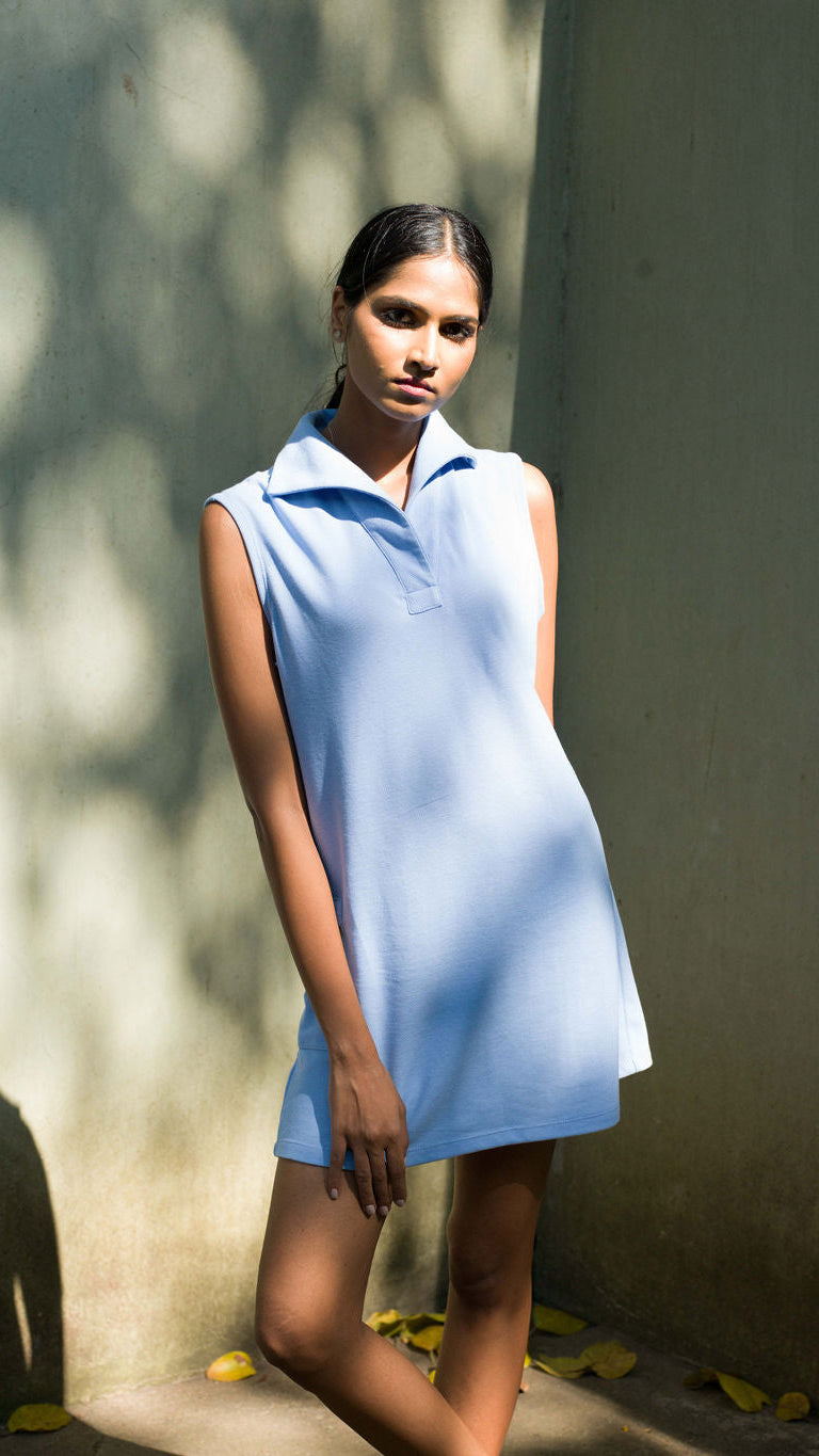 Pique Sailor T-shirt Dress