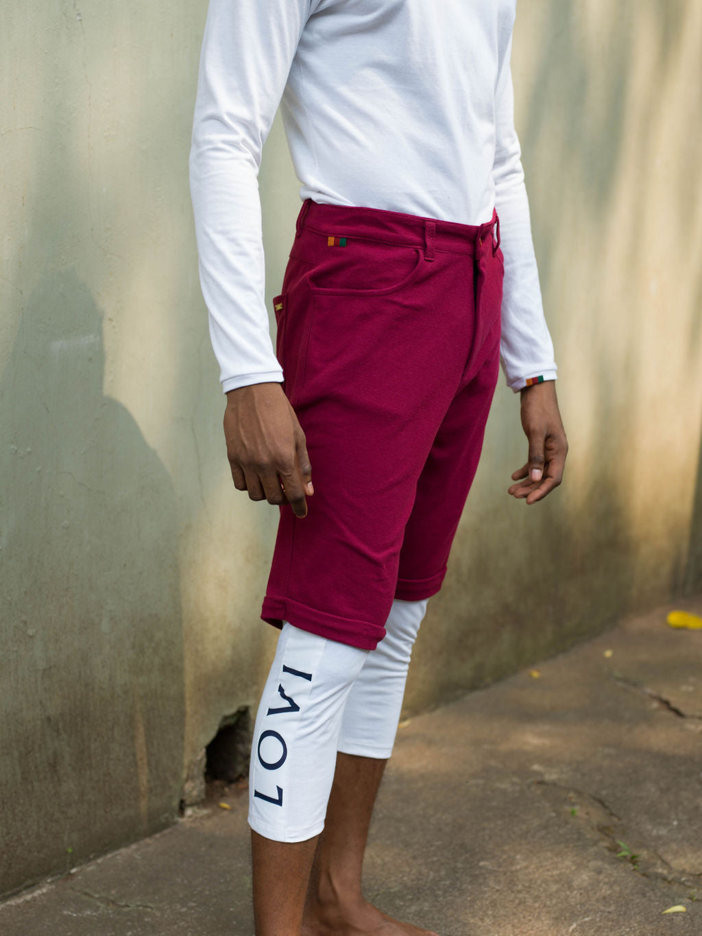 Pique Jean-Cut Shorts