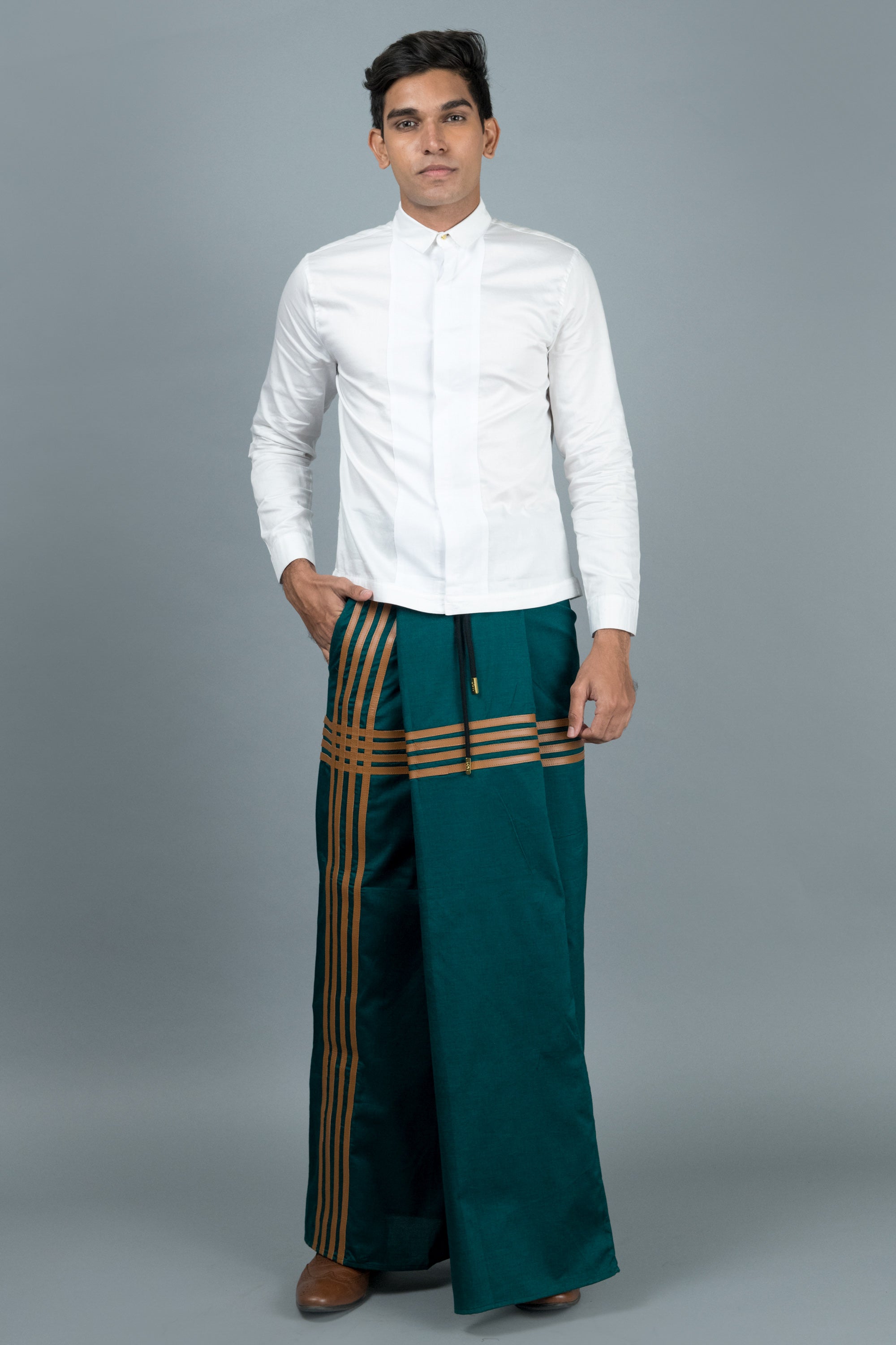 Leather Check Sarongs