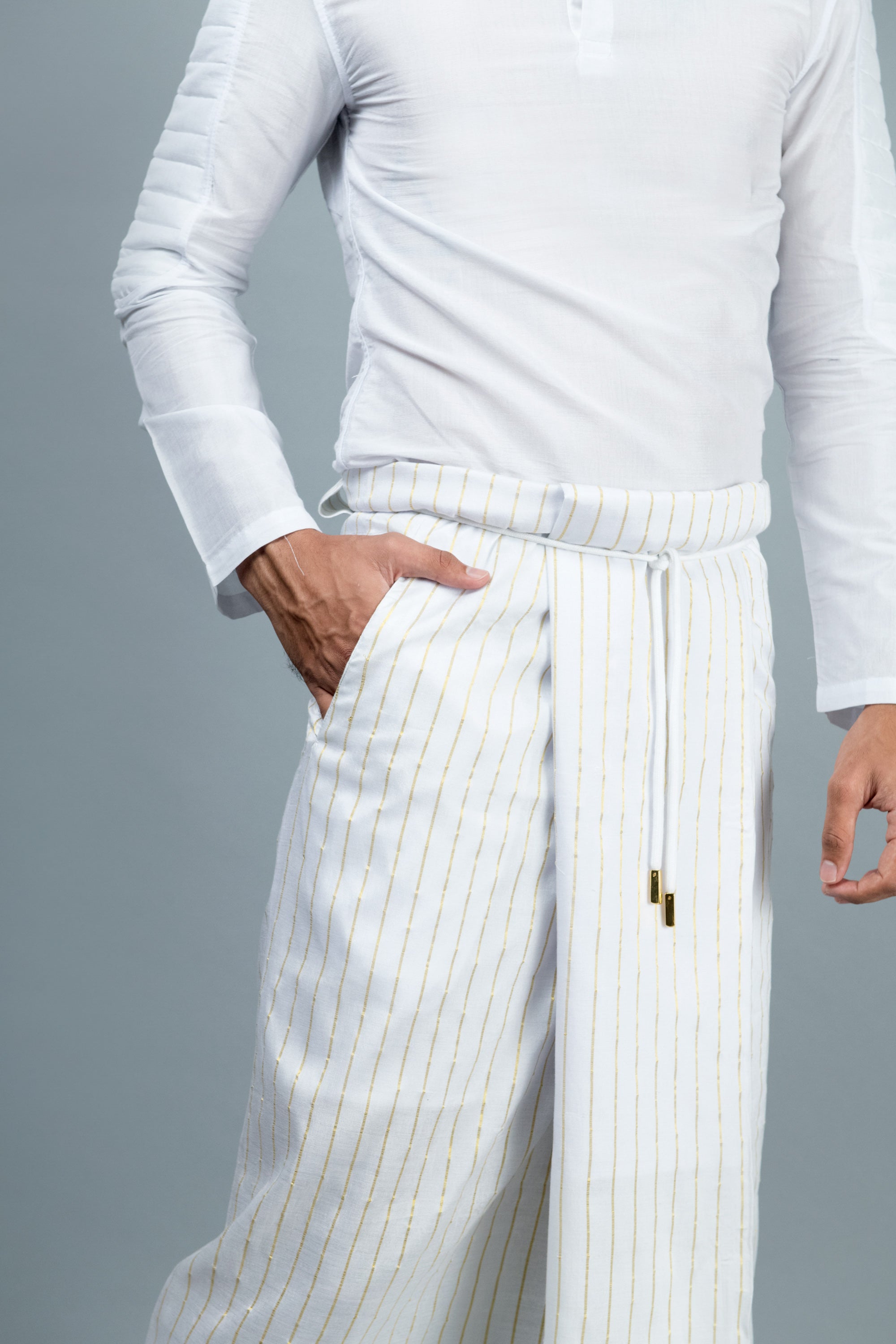 Royal Pinstripe Sarong