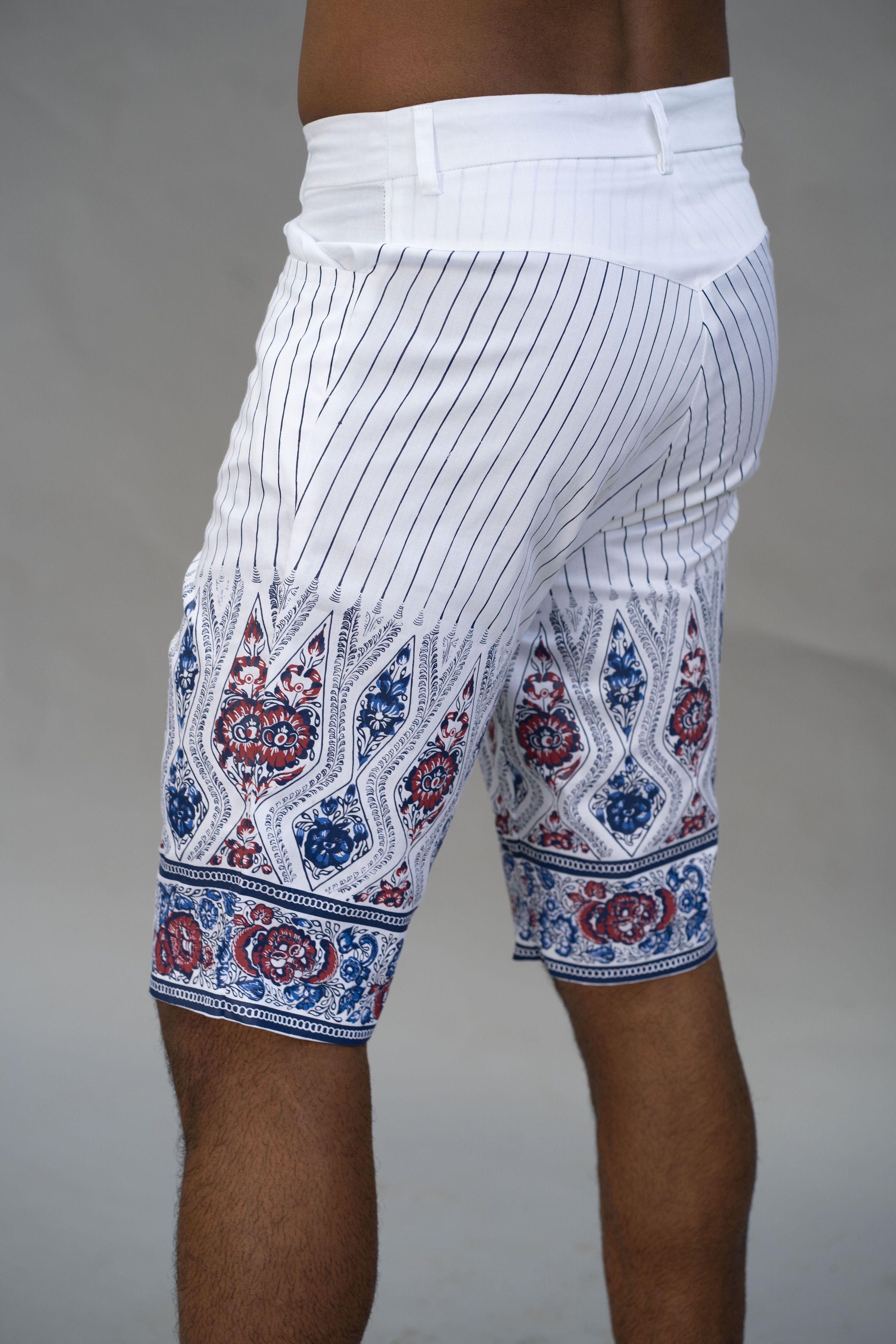 Rio - Printed Cotton Dress Shorts
