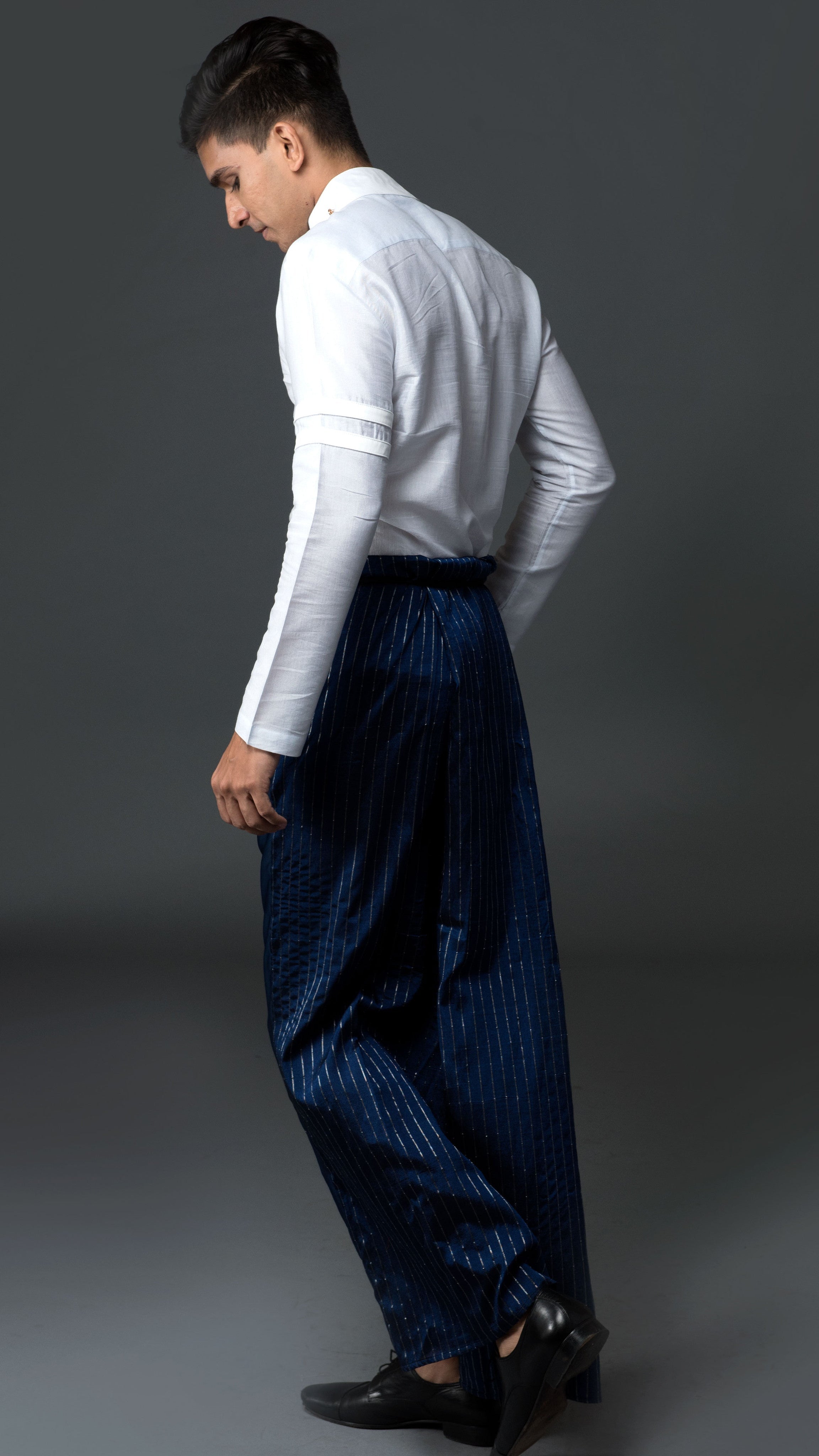 Royal Pinstripe Sarong