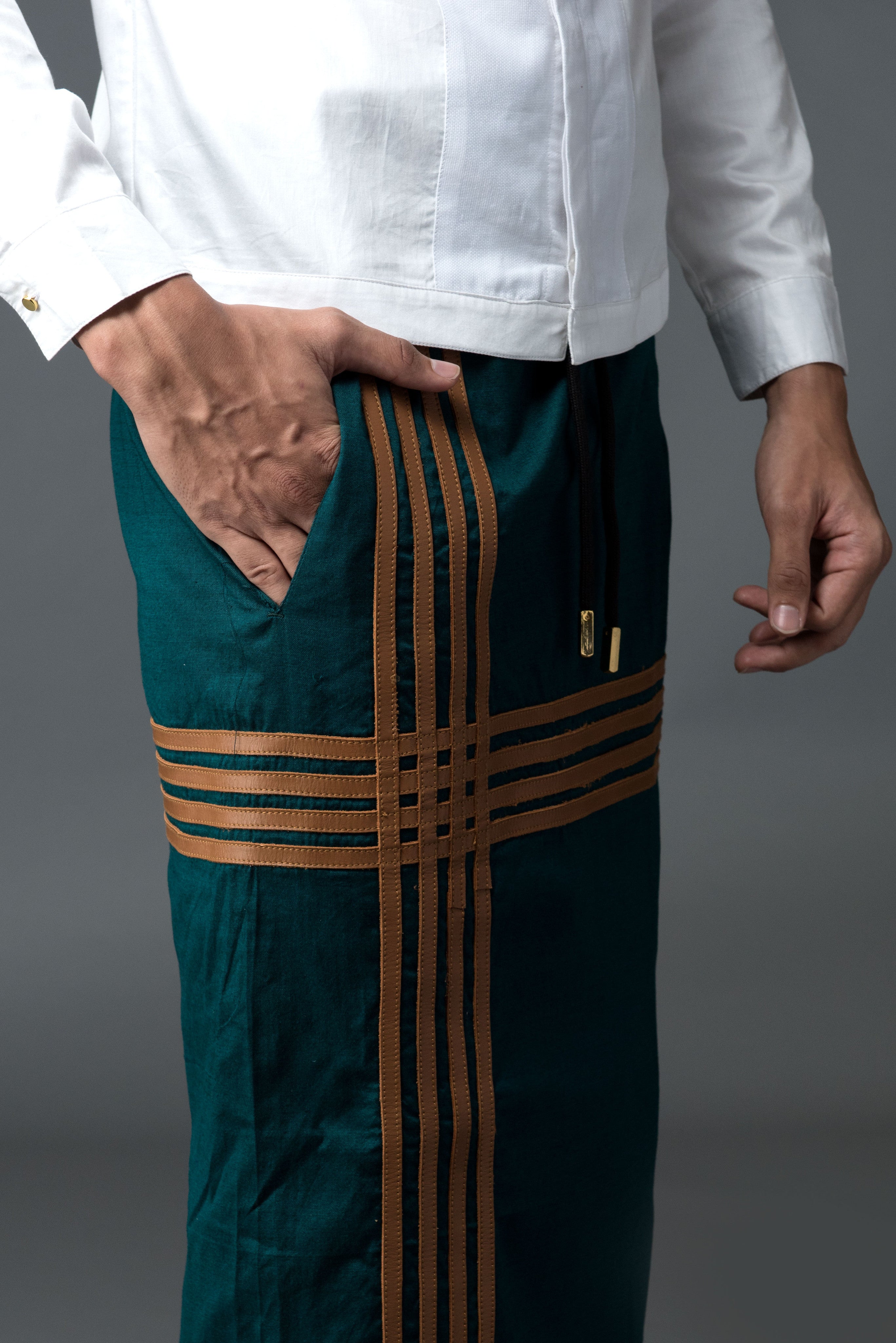 Leather Check Sarongs