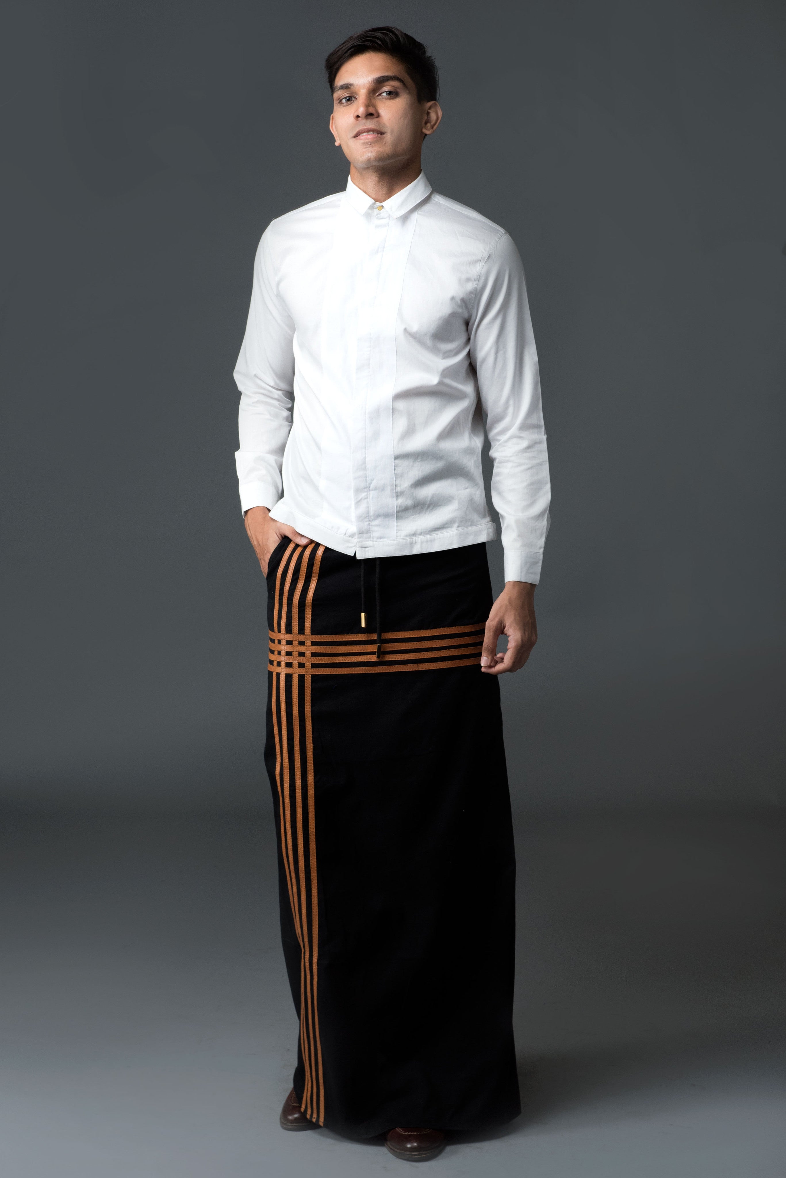 Leather Check Sarongs