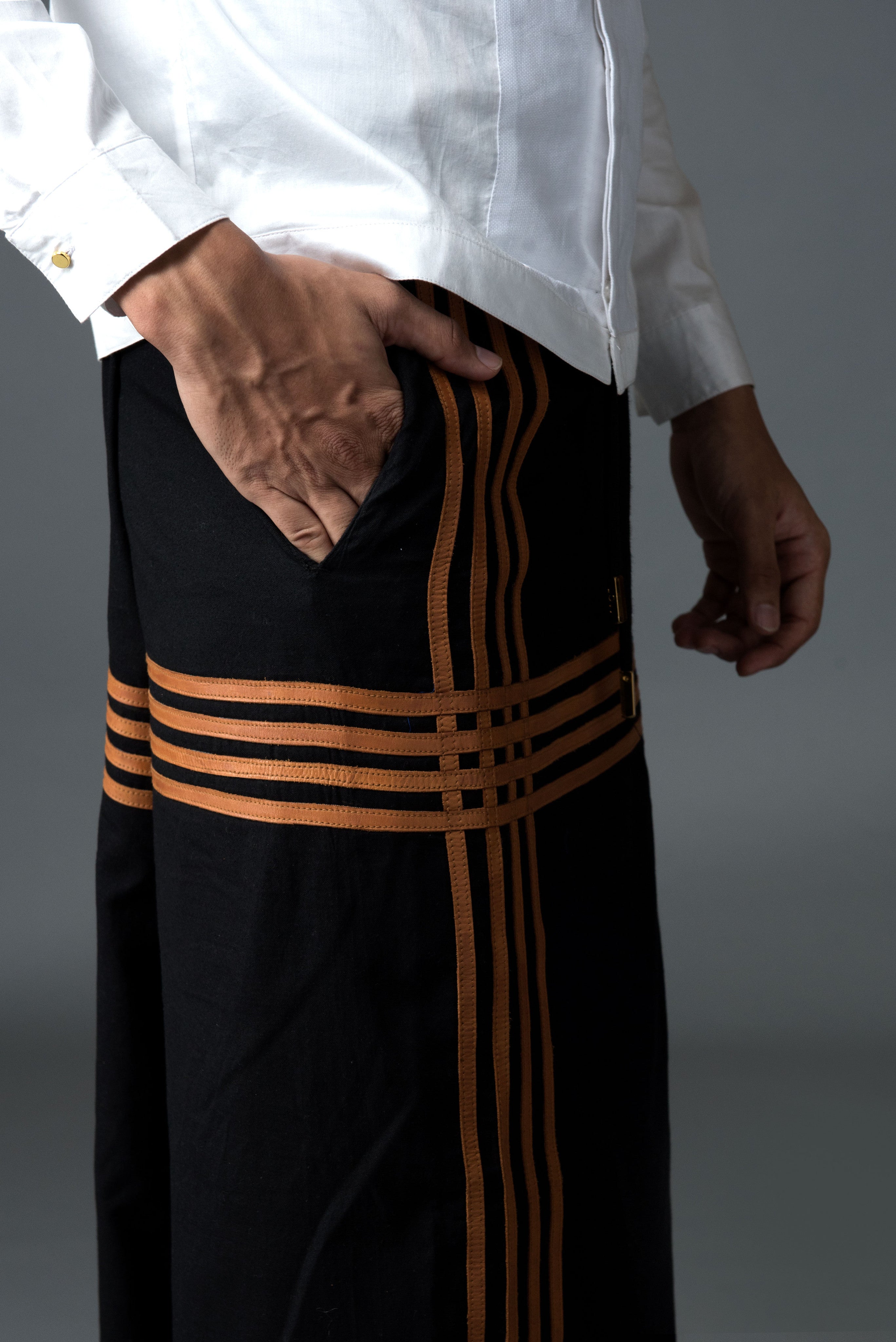 Leather Check Sarongs