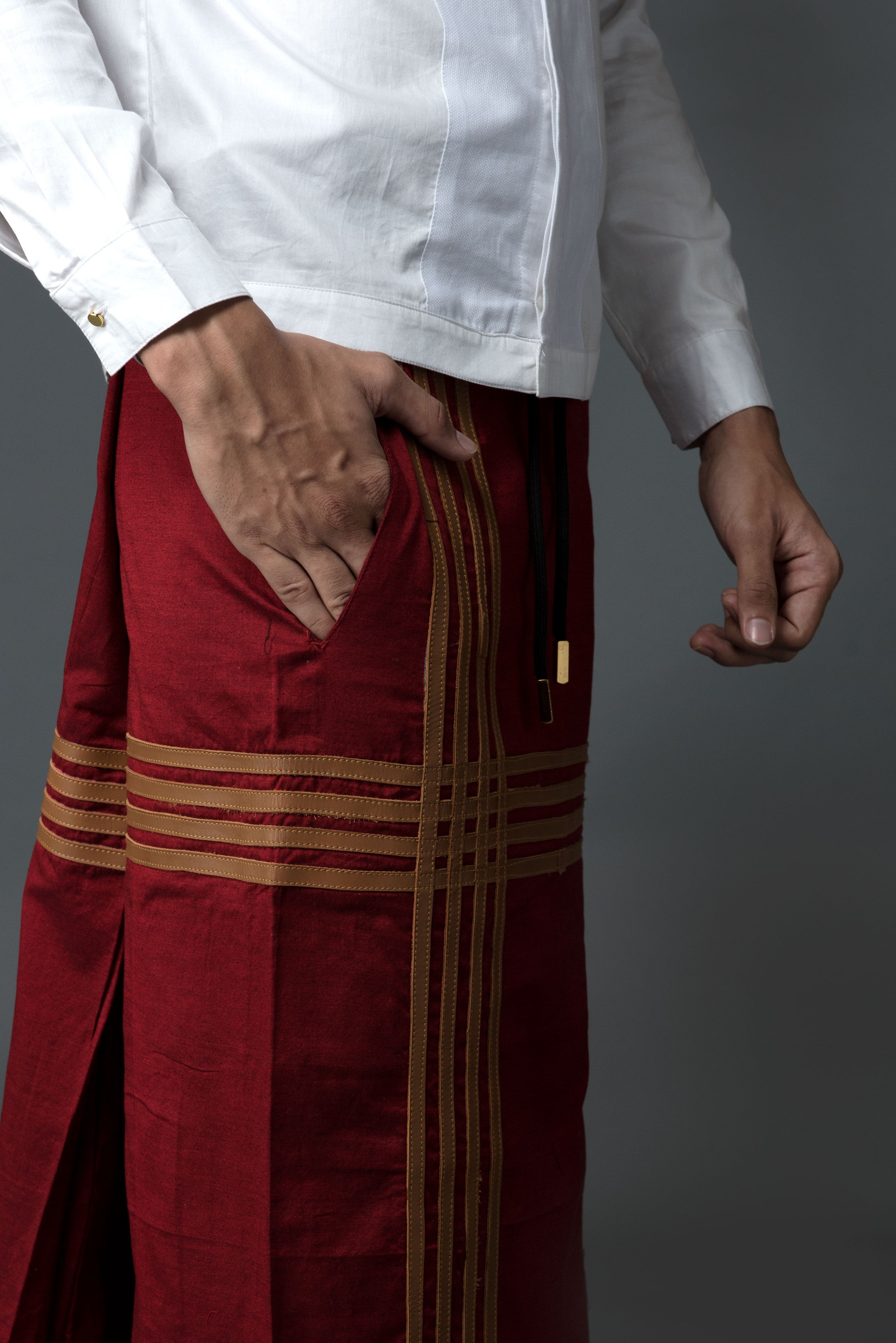 Leather Check Sarongs