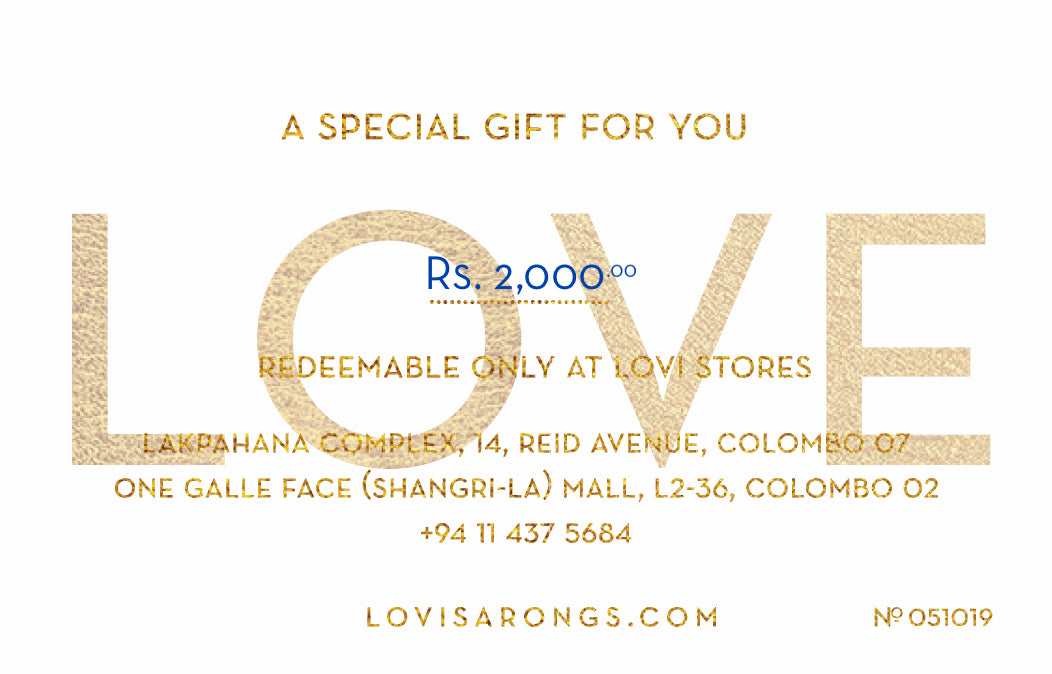 LOVI Club Gift Rs. 2000