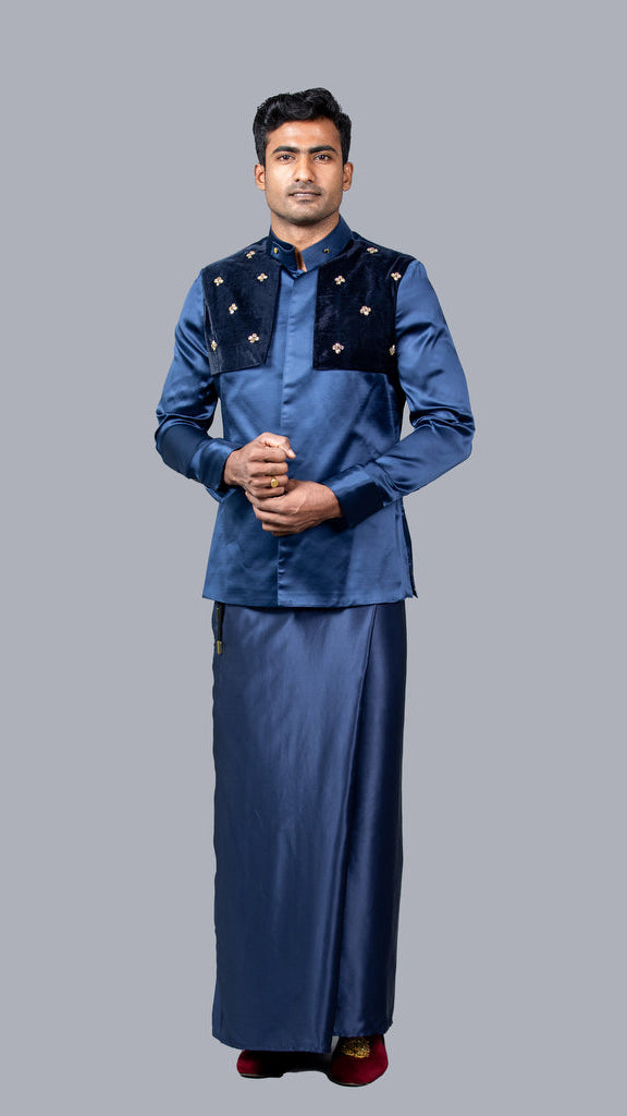 Nilame Embroidered Silk Sri Lankan National