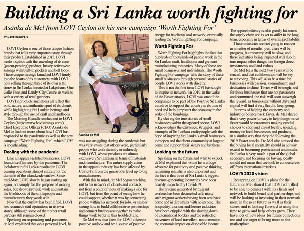 Building a Sri Lanka worth fighting for