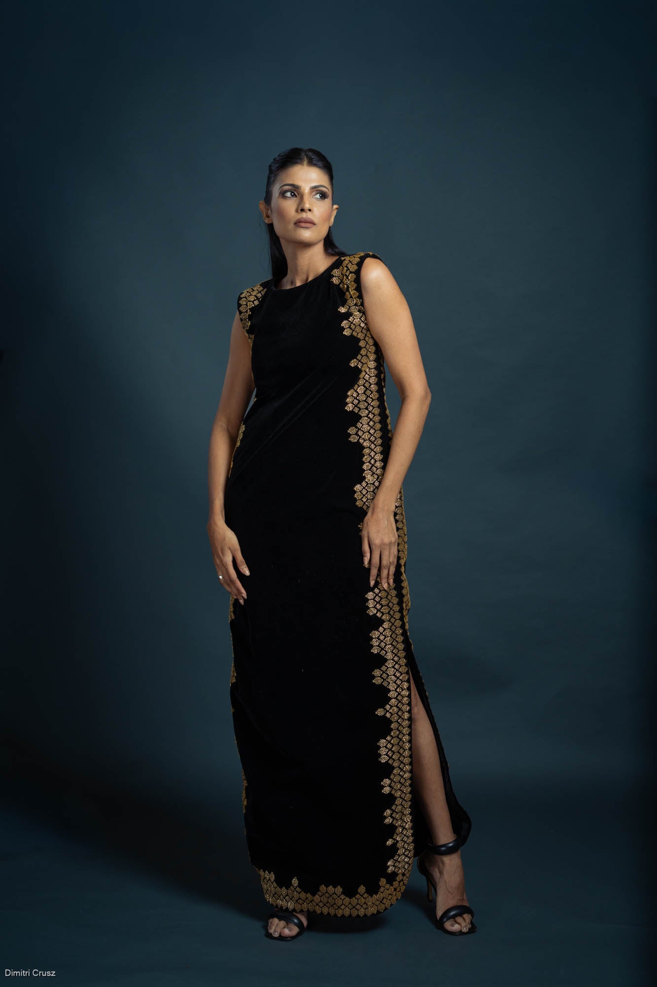 LOVI Velvet Maxi Dress