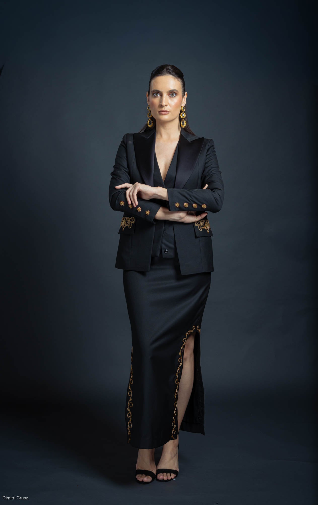 LOVI Tailored Blazer & Skirt Set