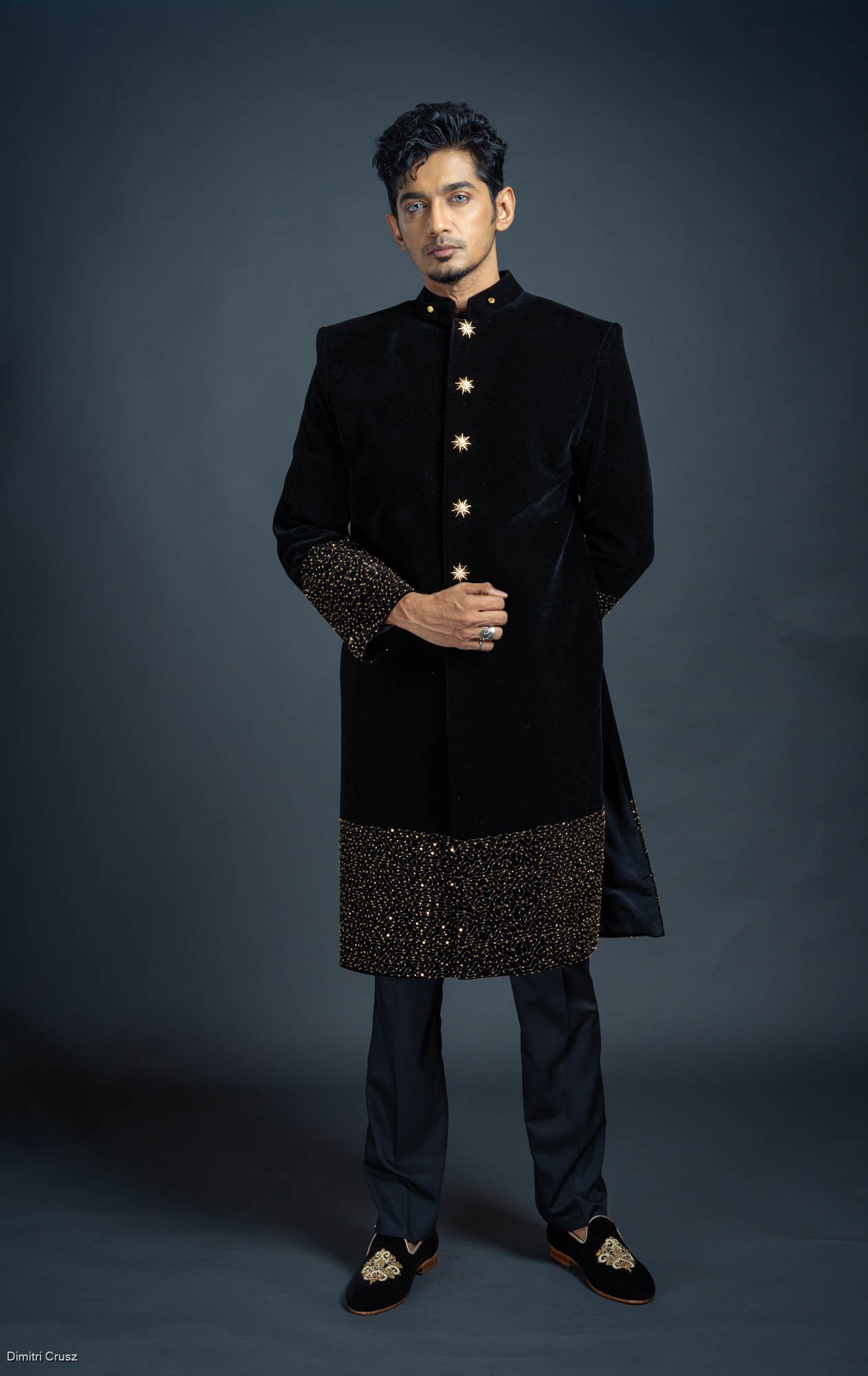 LOVI Velvet Sherwani