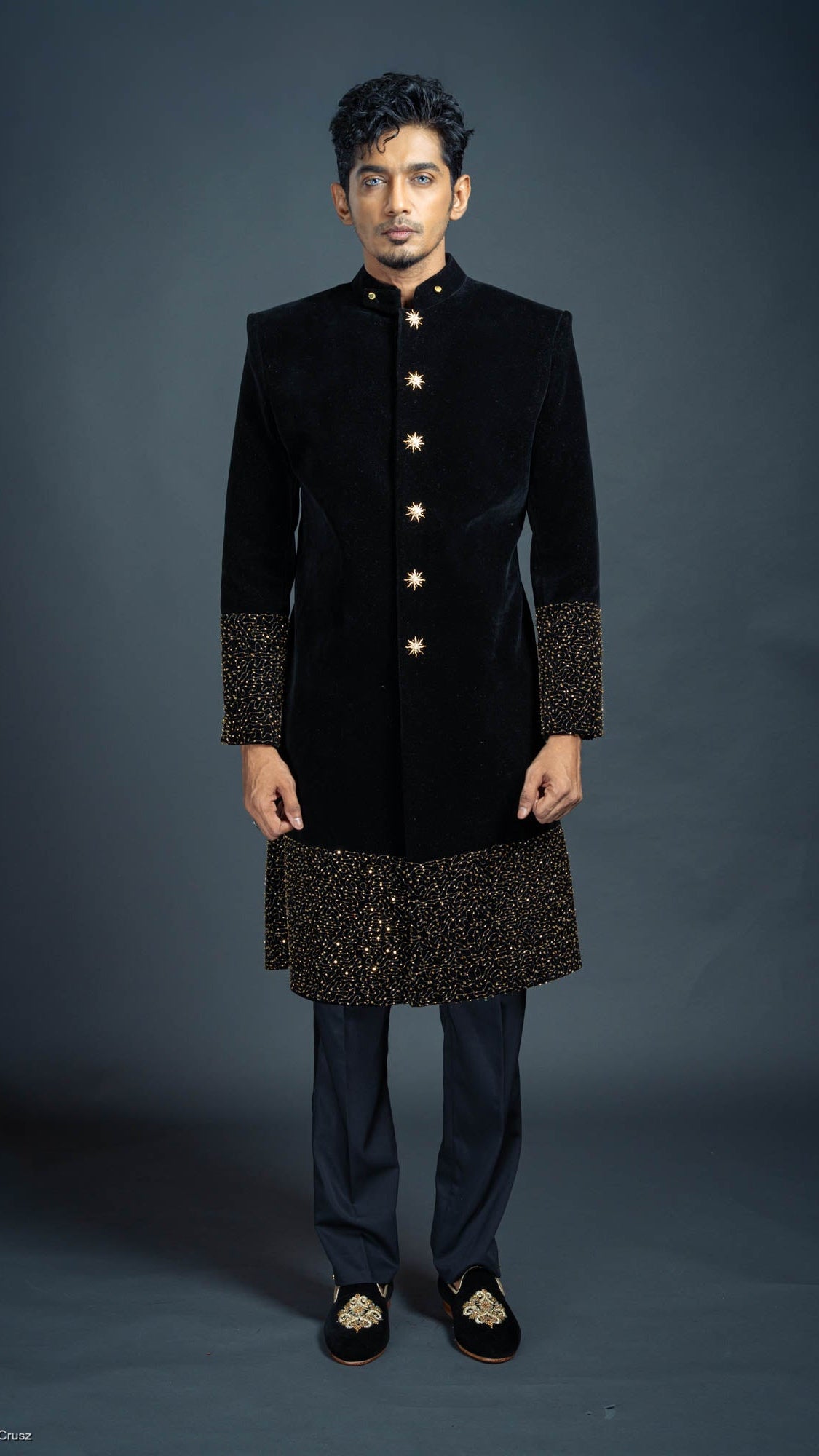 LOVI Velvet Sherwani