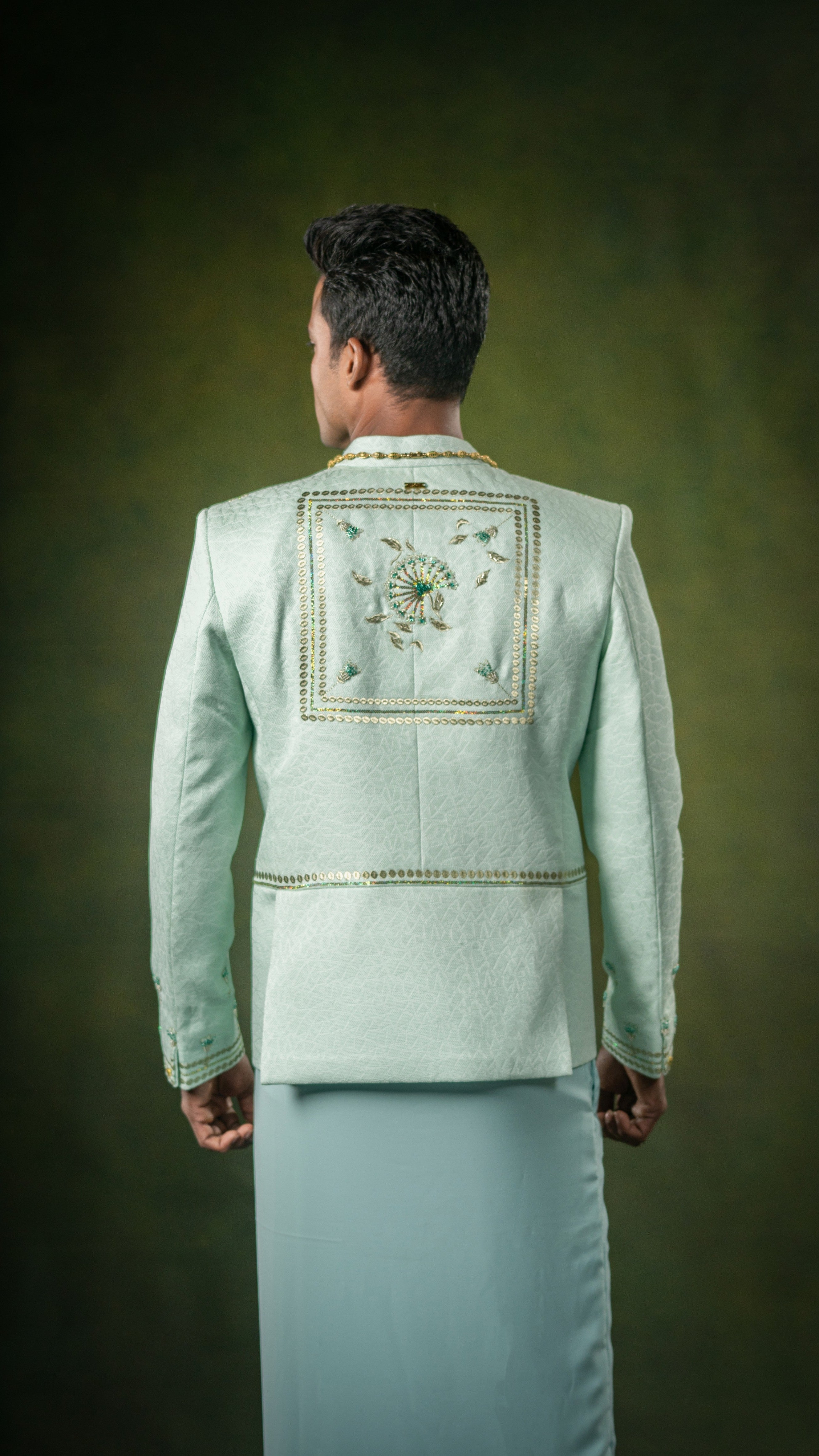 LOVI Green & Gold Short Nilame Jacket