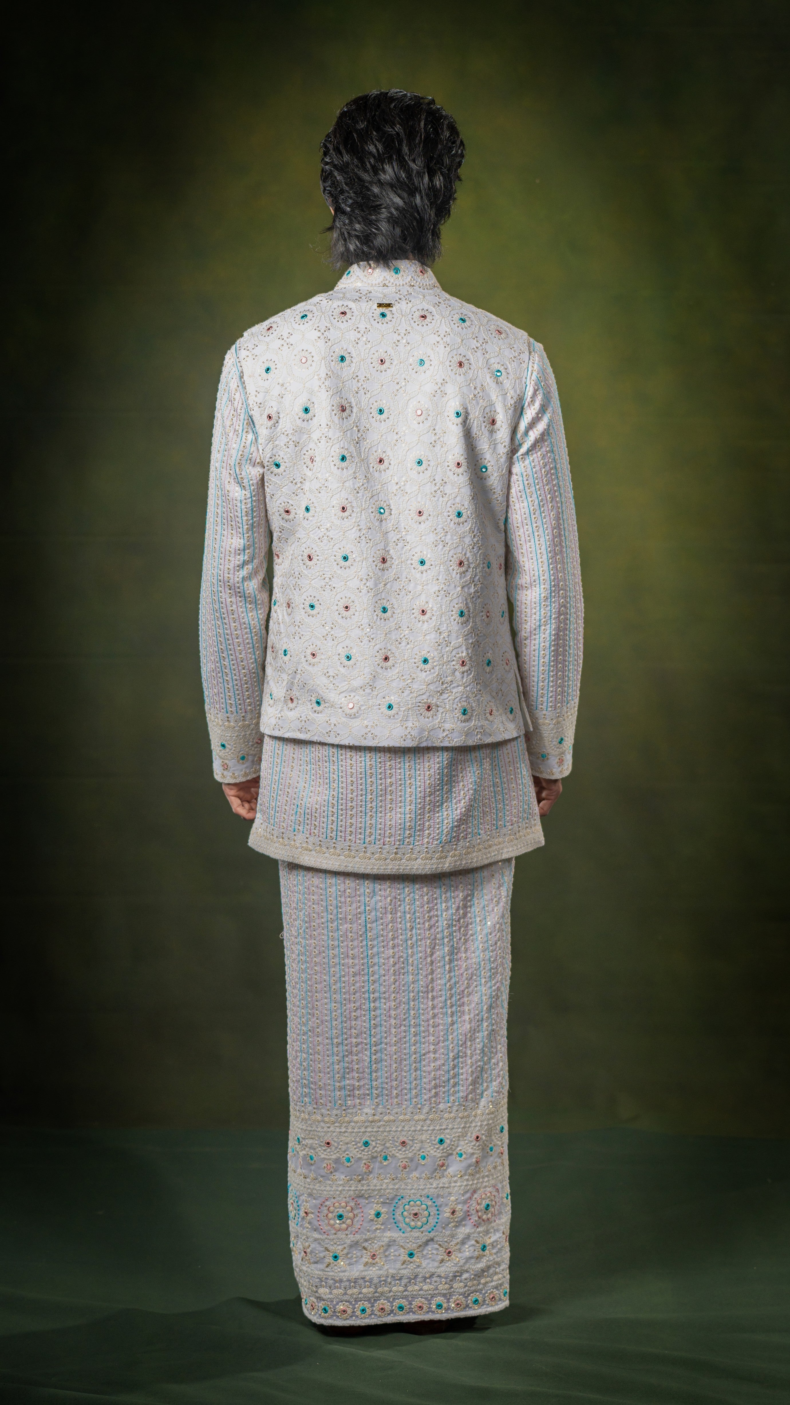 LOVI White Floral Long National