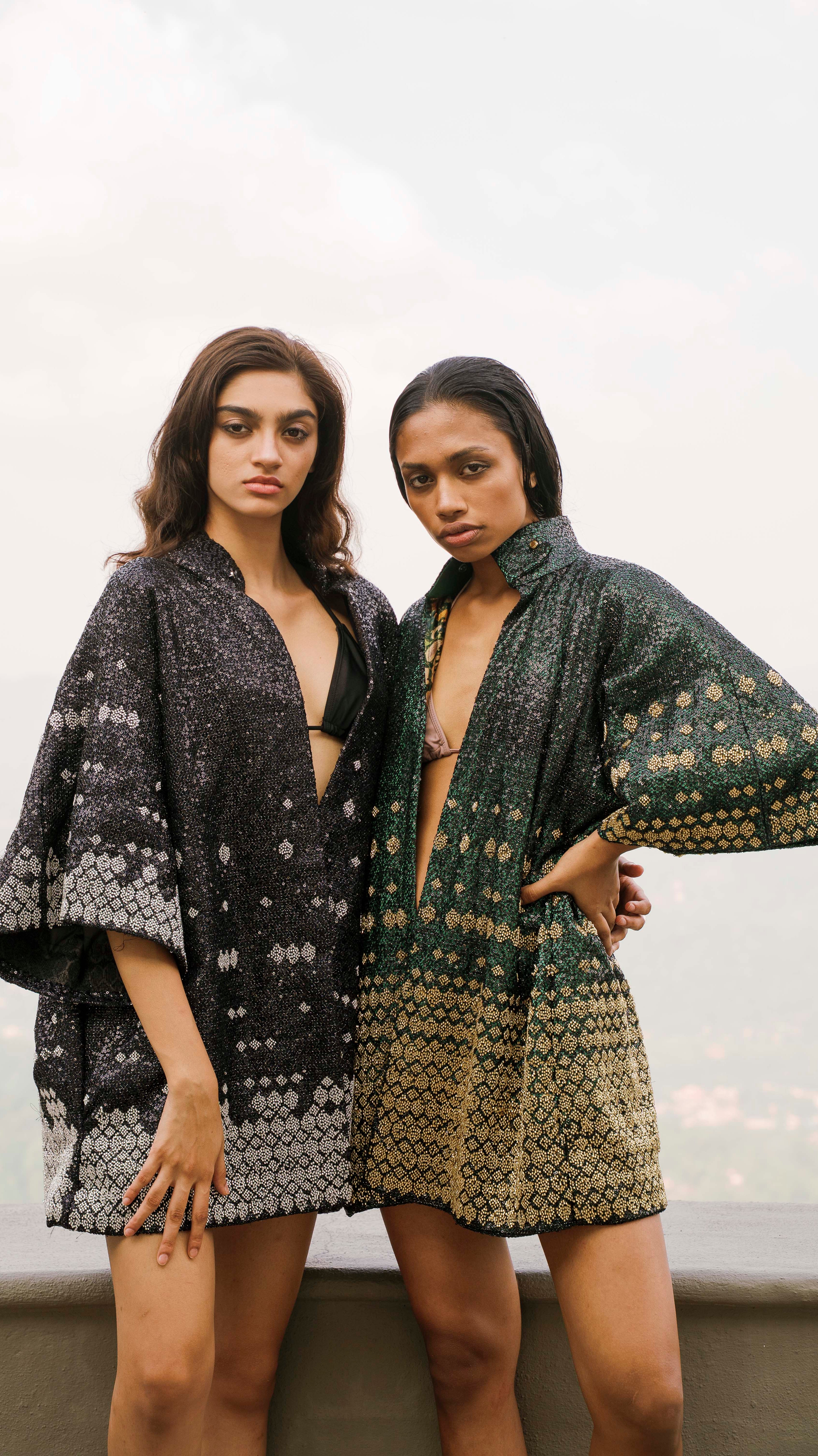 LOVI Gold Beaded Kimono