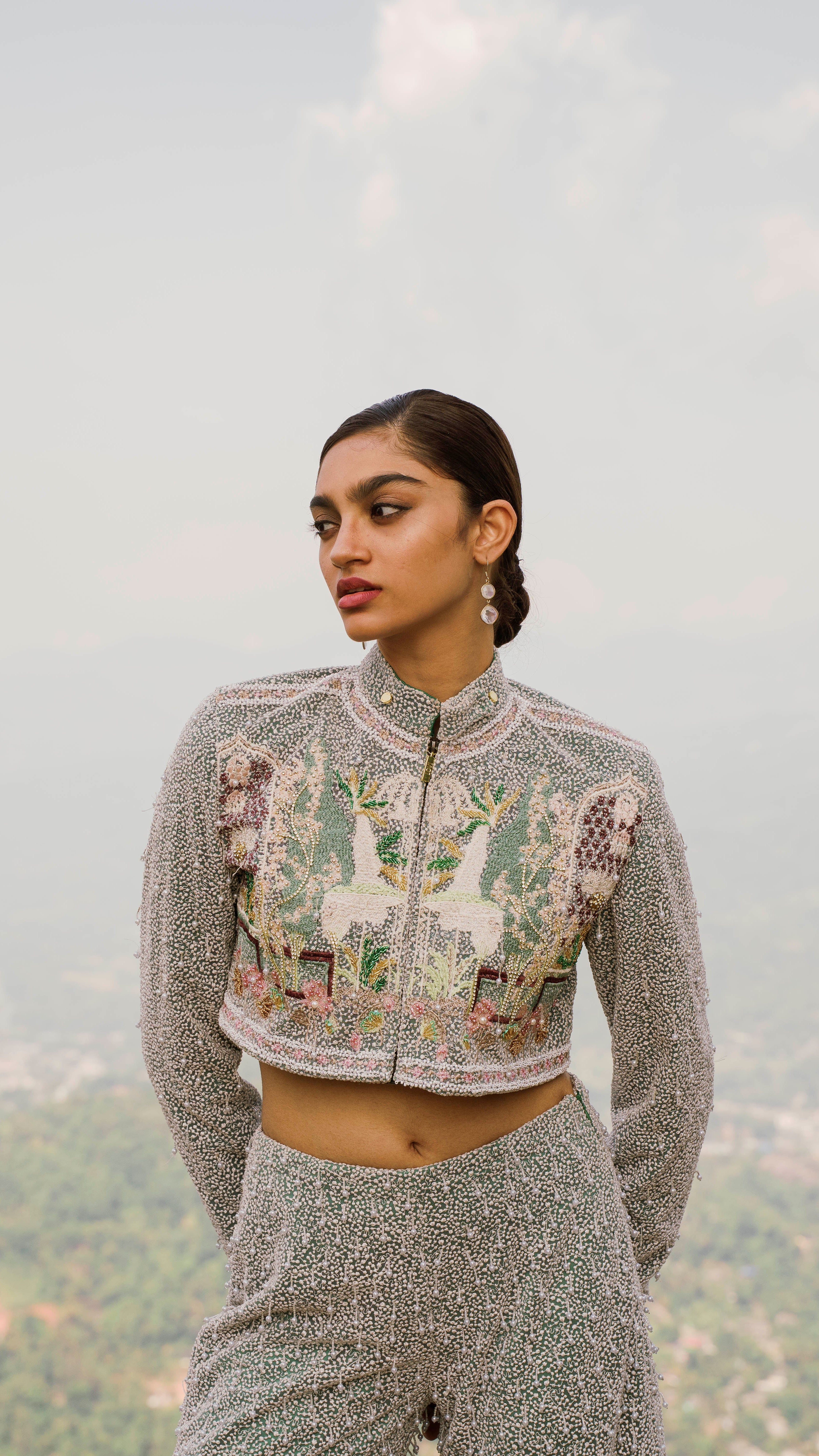 LOVI Fully Embroidered Manike Jacket & Matching Pants