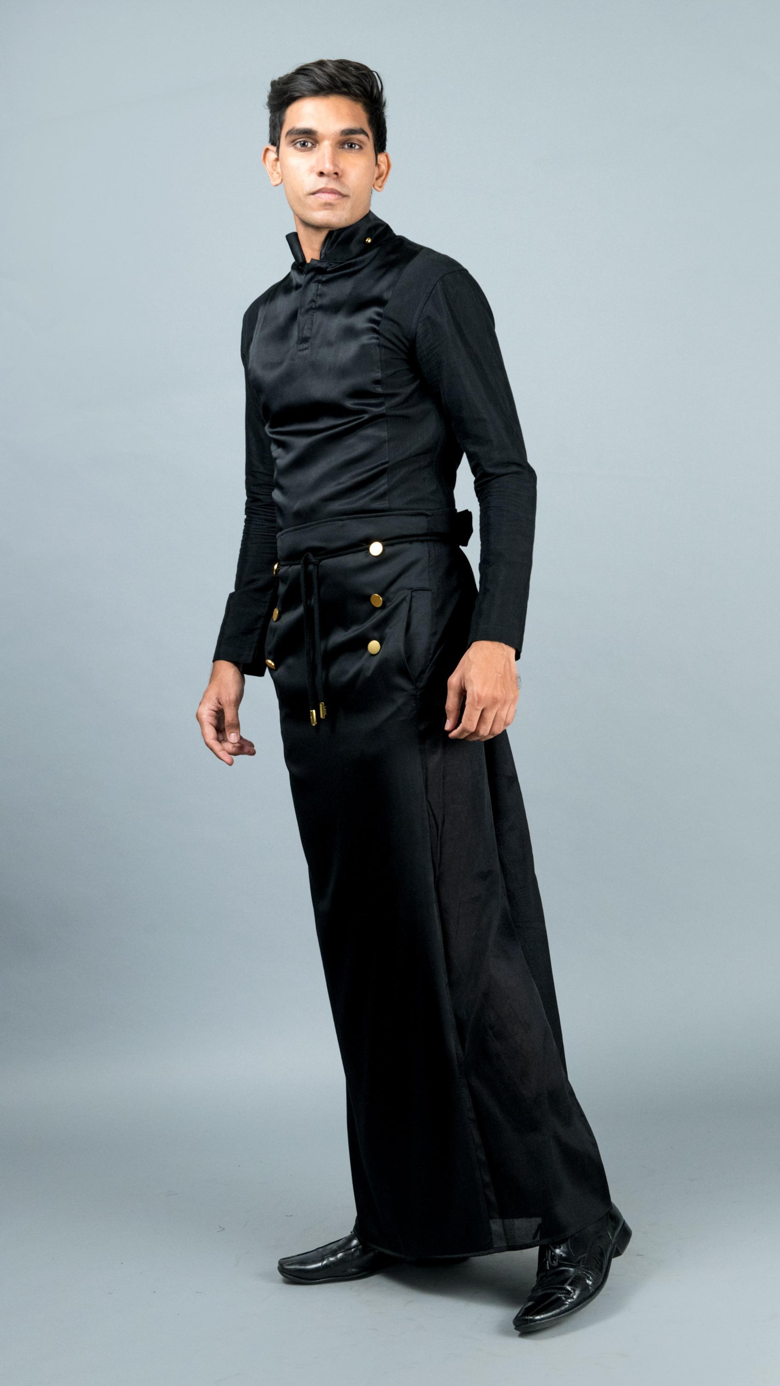 Admiral Sarong in Black