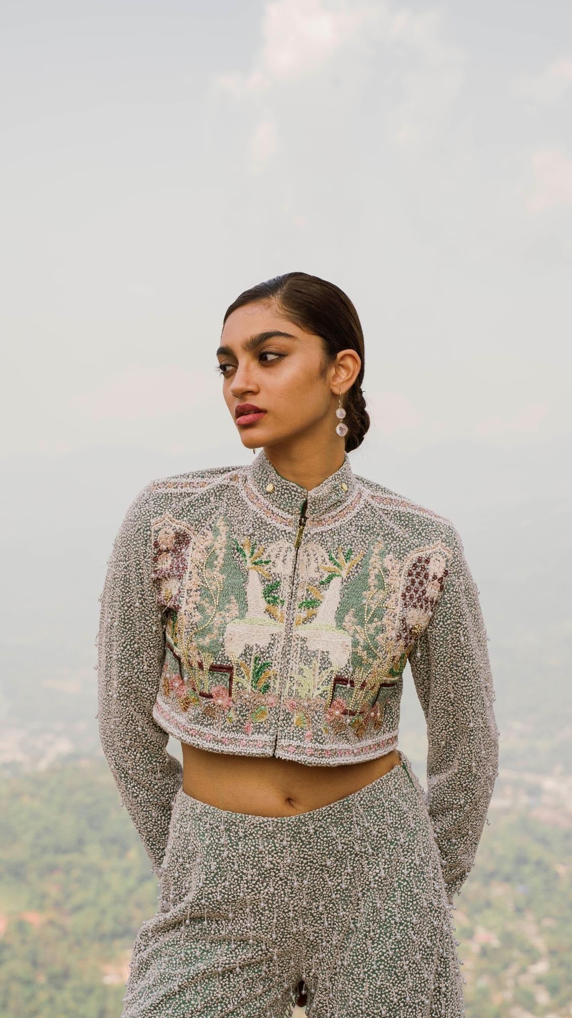 LOVI Fully Embroidered Manike Jacket & Matching Pants