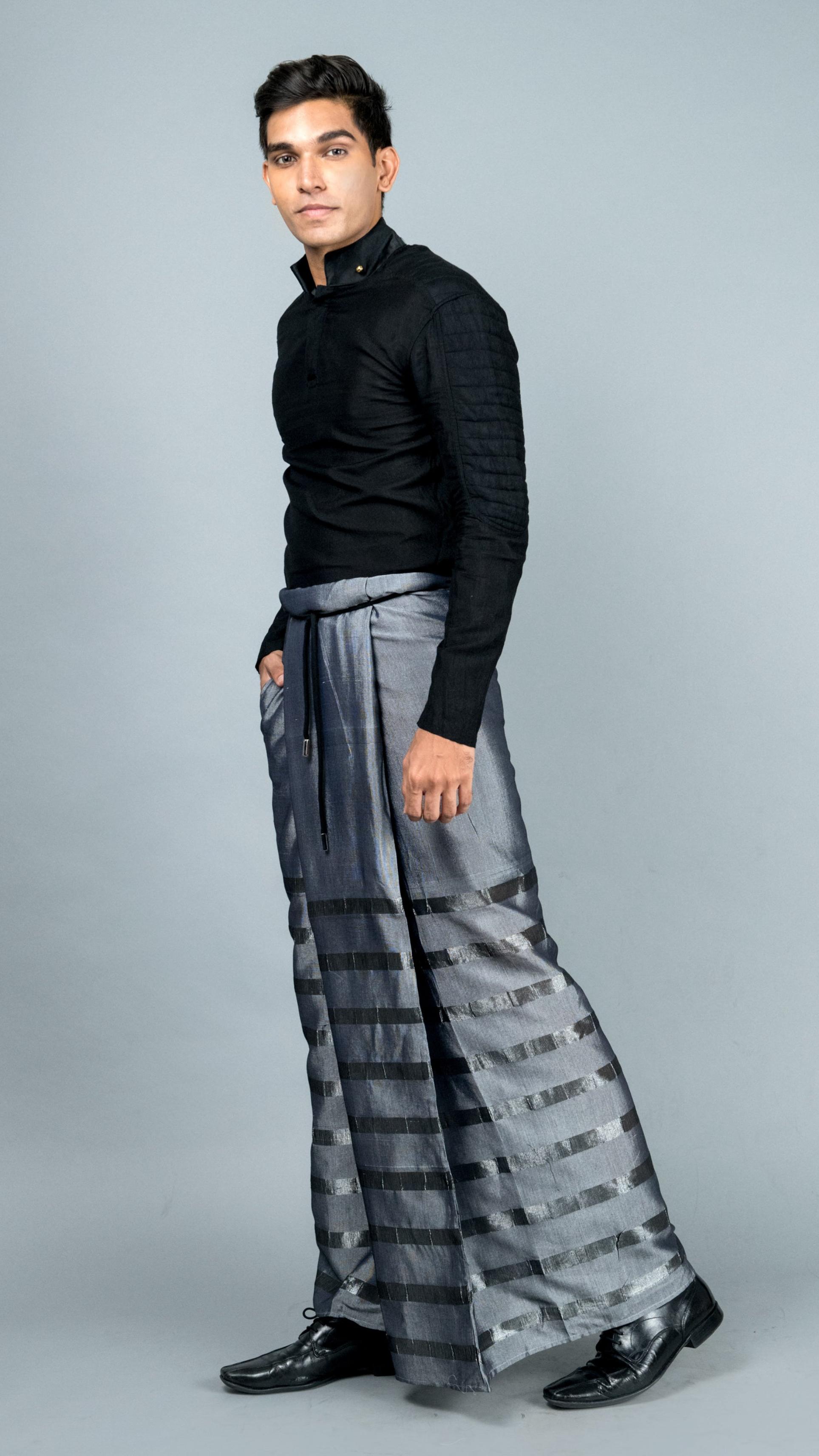 Classic Silver Nautical Sarong