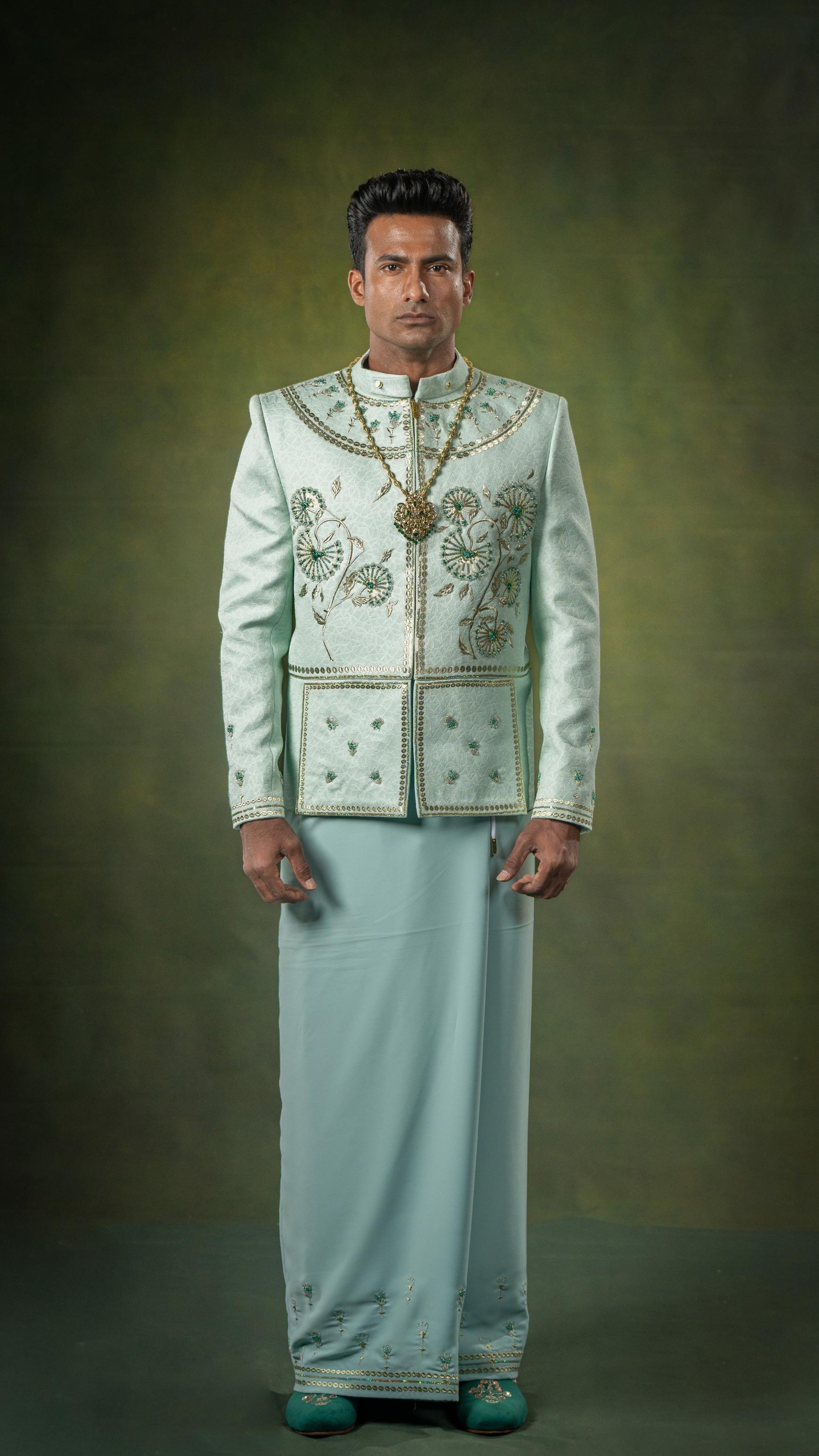 LOVI Green & Gold Short Nilame Jacket