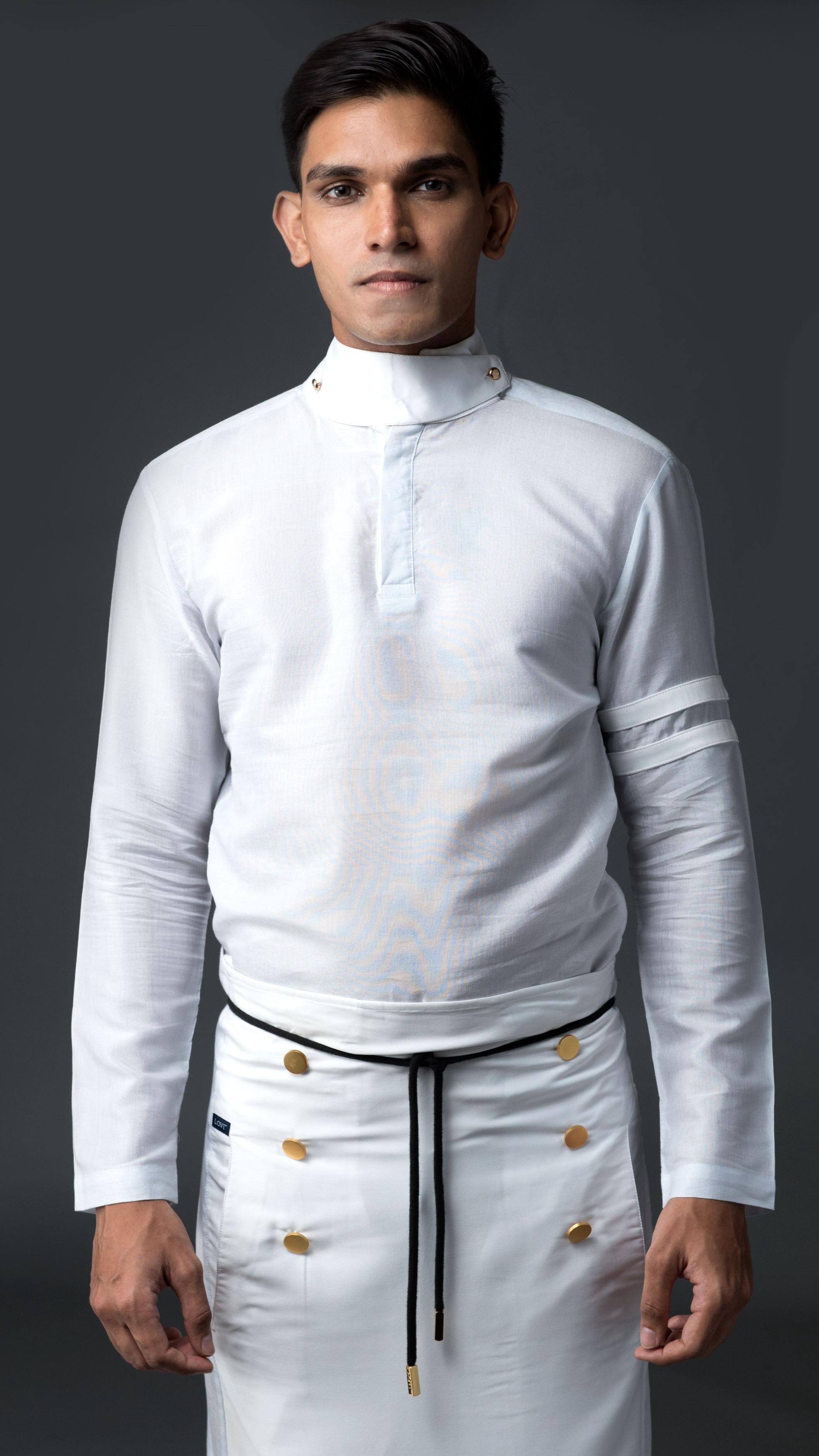 Admiral Shirt With Racing Stripes