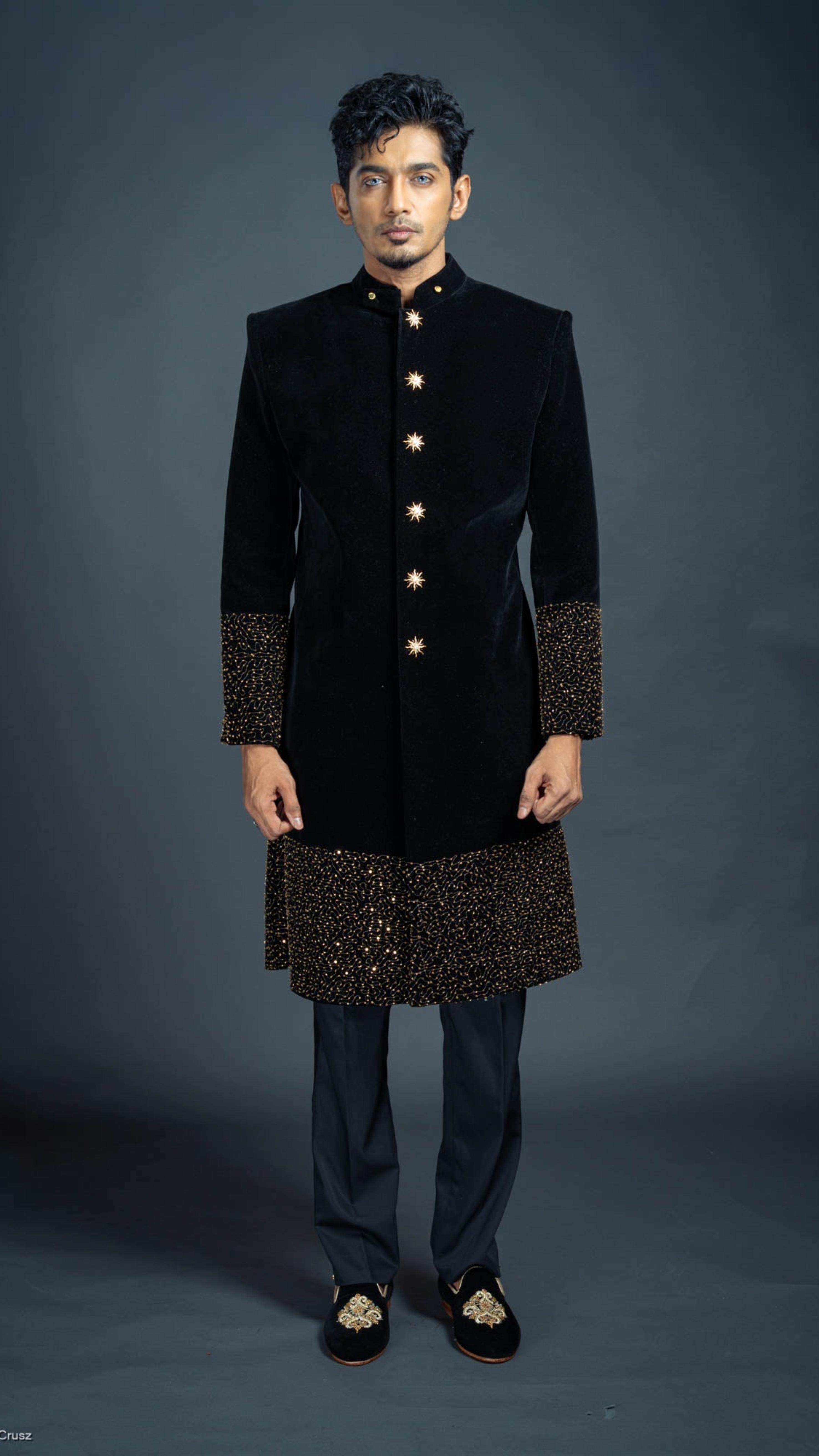 LOVI Velvet Sherwani