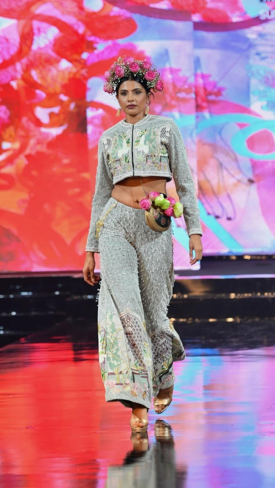 LOVI Fully Embroidered Manike Jacket & Matching Pants