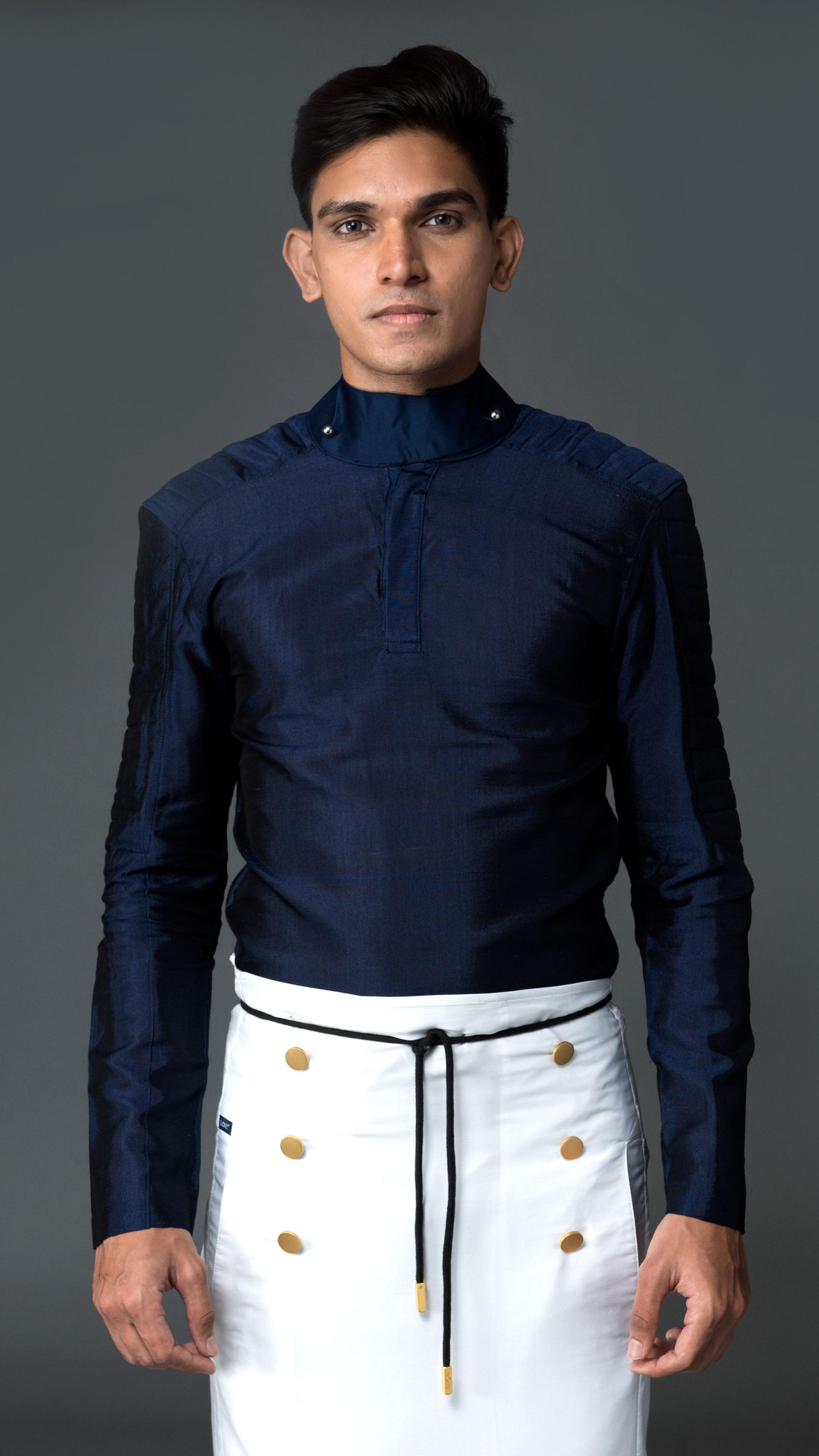 Admiral Shirt With Biker Sleeves