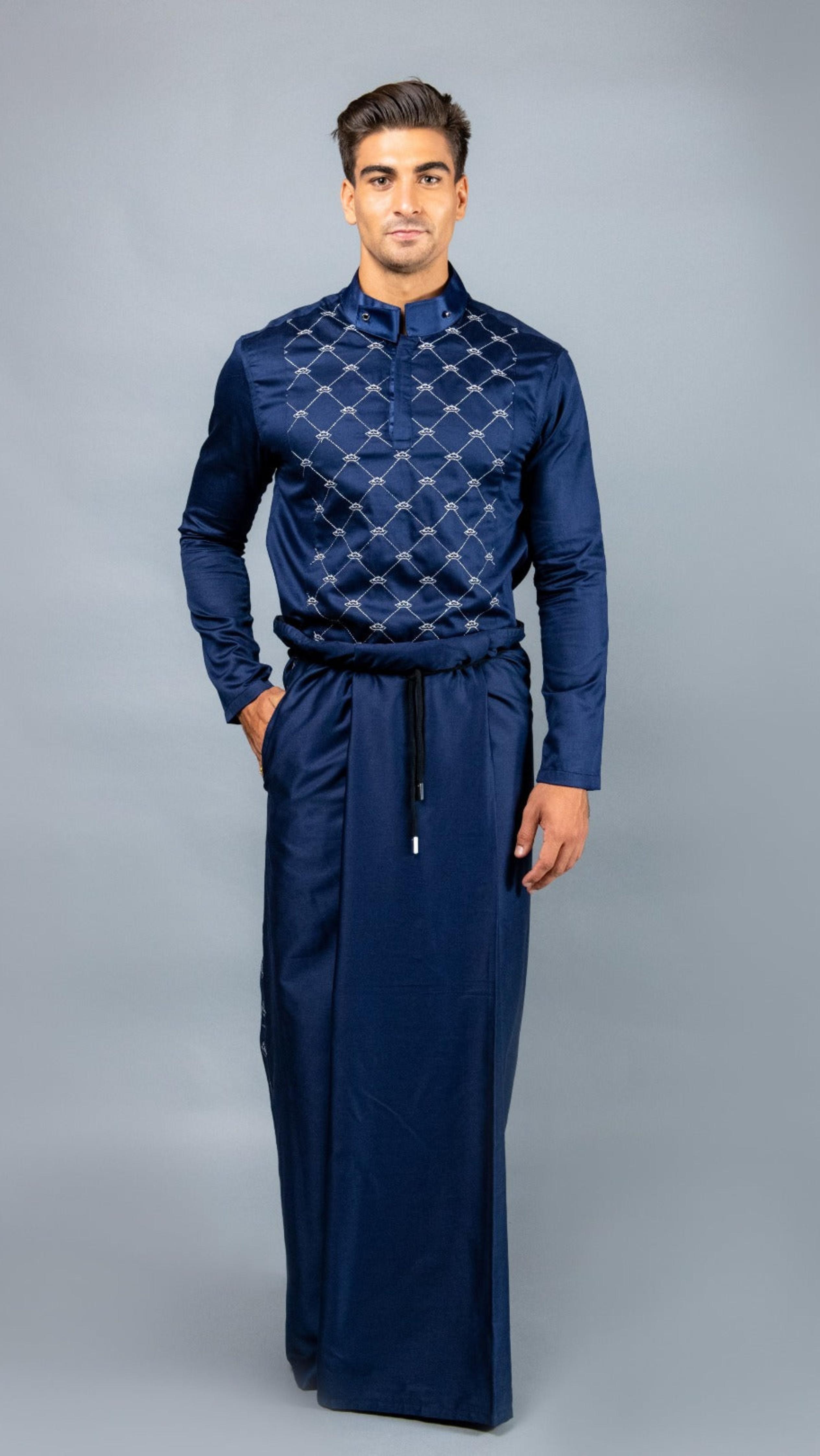 Men's Admiral Crown Shirt in Blue