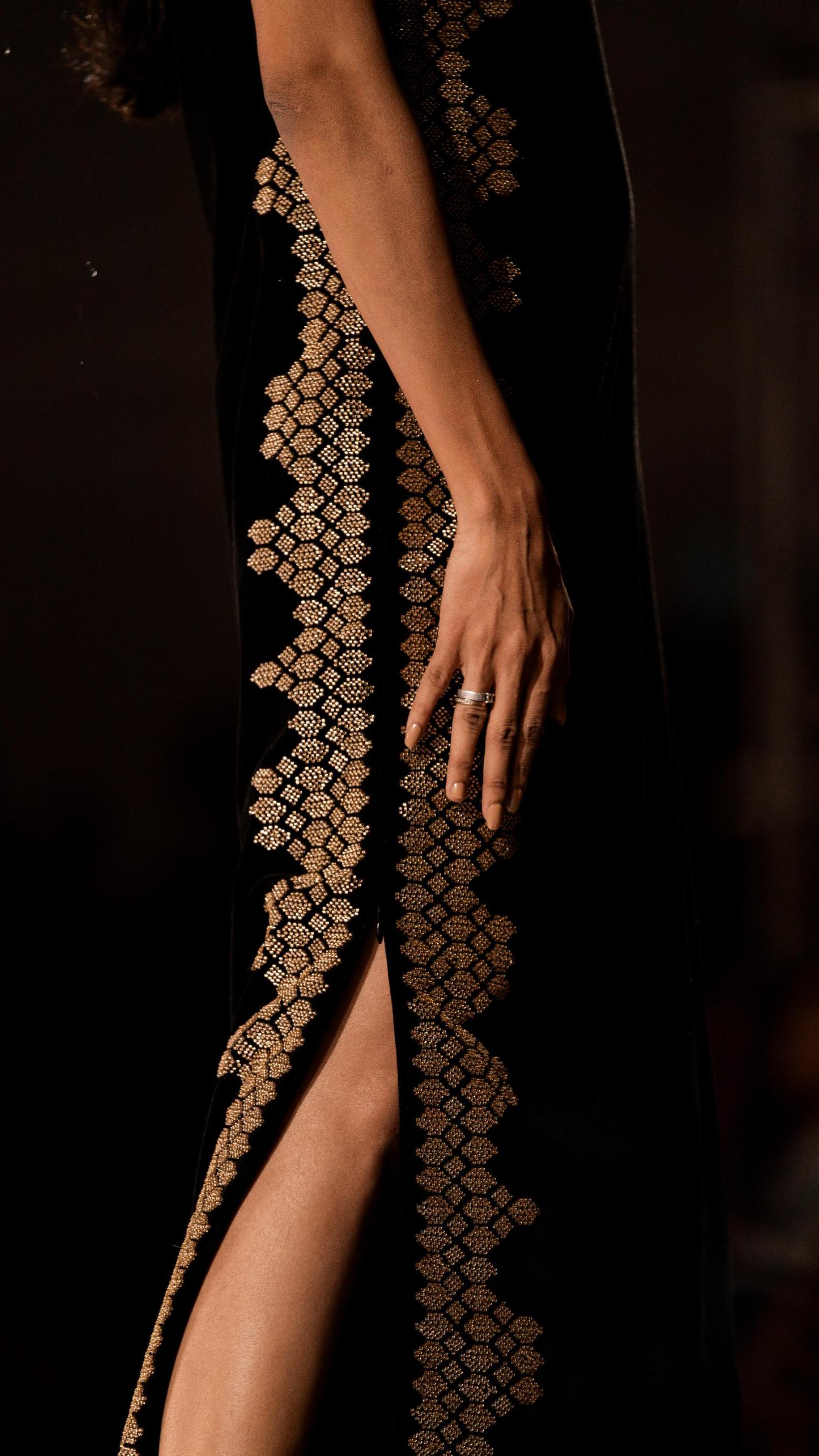 LOVI Velvet Maxi Dress