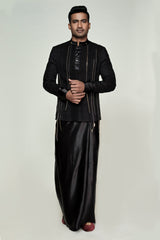 Silk Sarong in Black