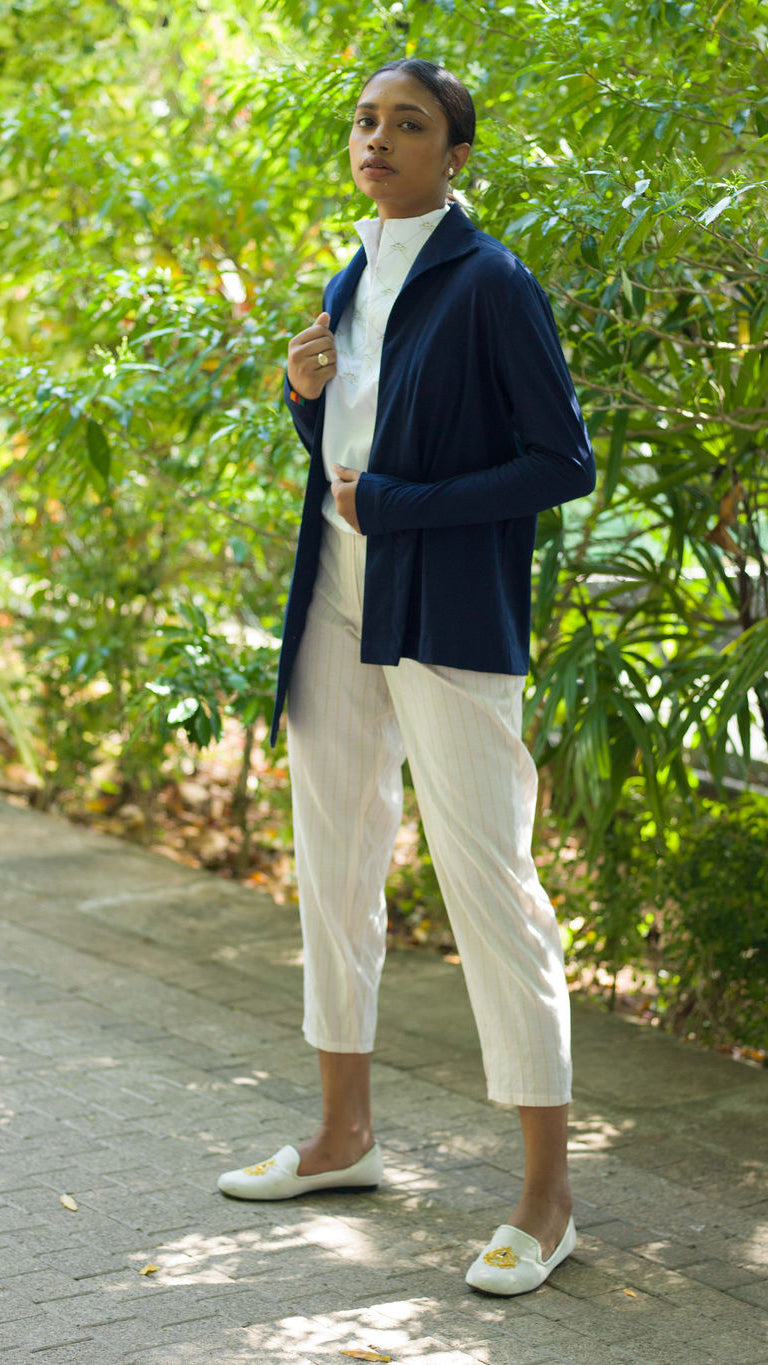 Handloom Capri Pants