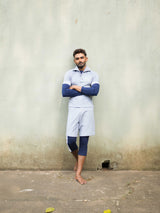 Pique Jean-Cut Shorts