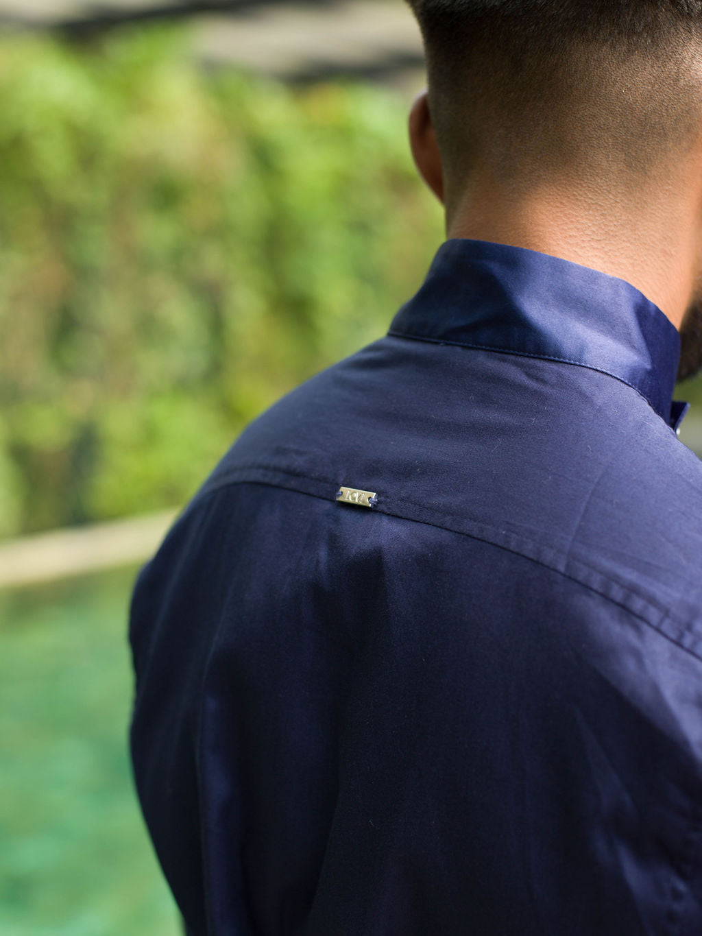 Cotton Sport Shirt with Crown Cuff