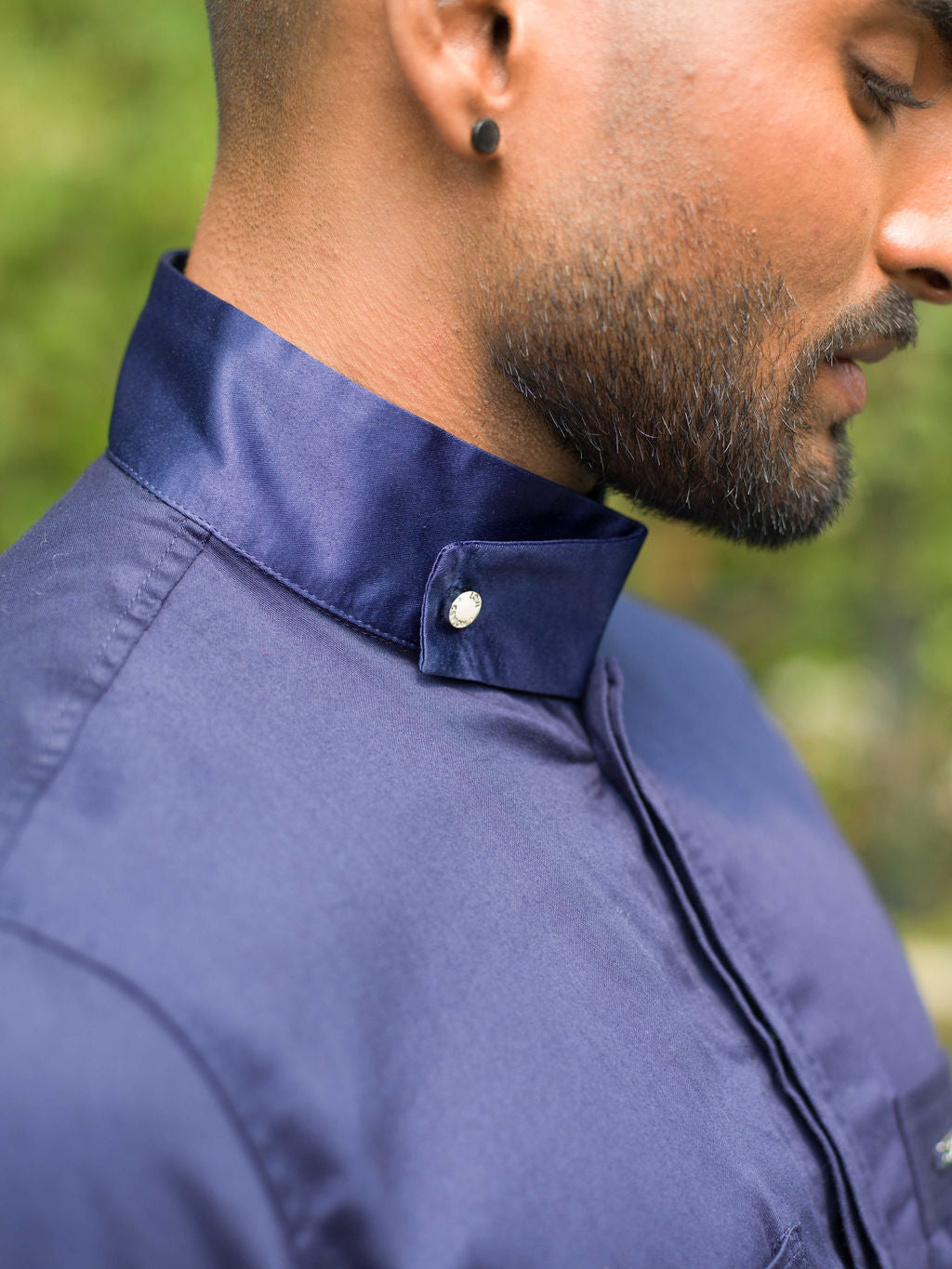 Cotton Sport Shirt with Crown Cuff