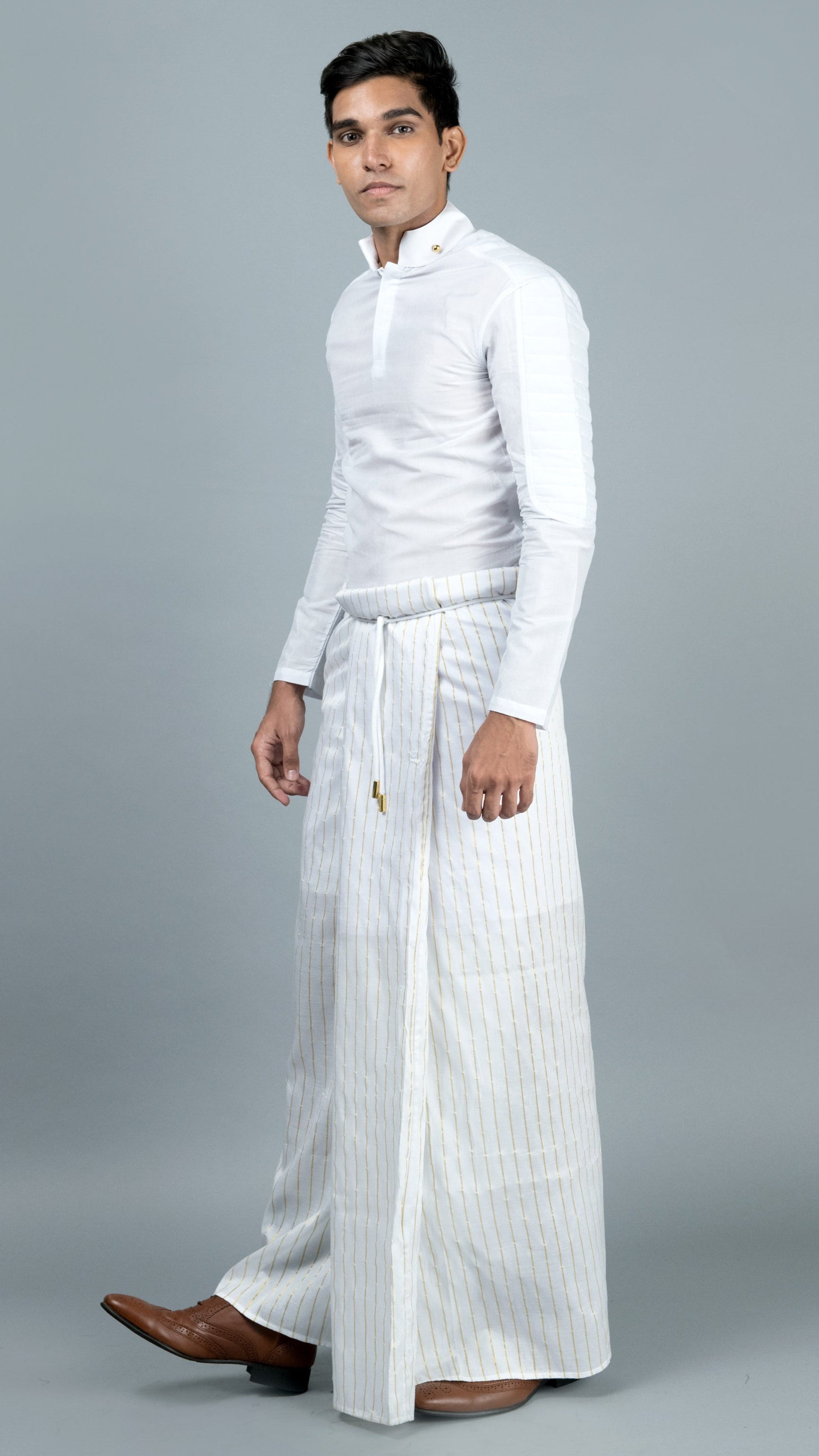 Royal Pinstripe Sarong